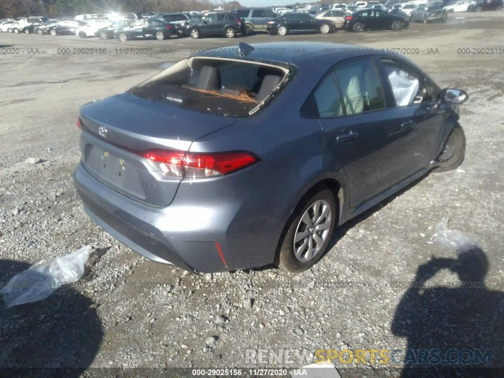 4 Photograph of a damaged car JTDEPRAE7LJ053454 TOYOTA COROLLA 2020