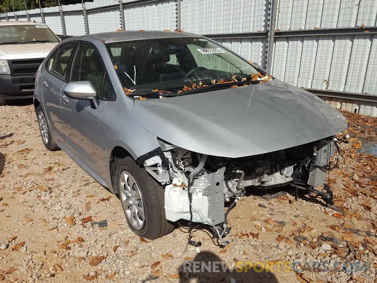 1 Photograph of a damaged car JTDEPRAE7LJ055026 TOYOTA COROLLA 2020