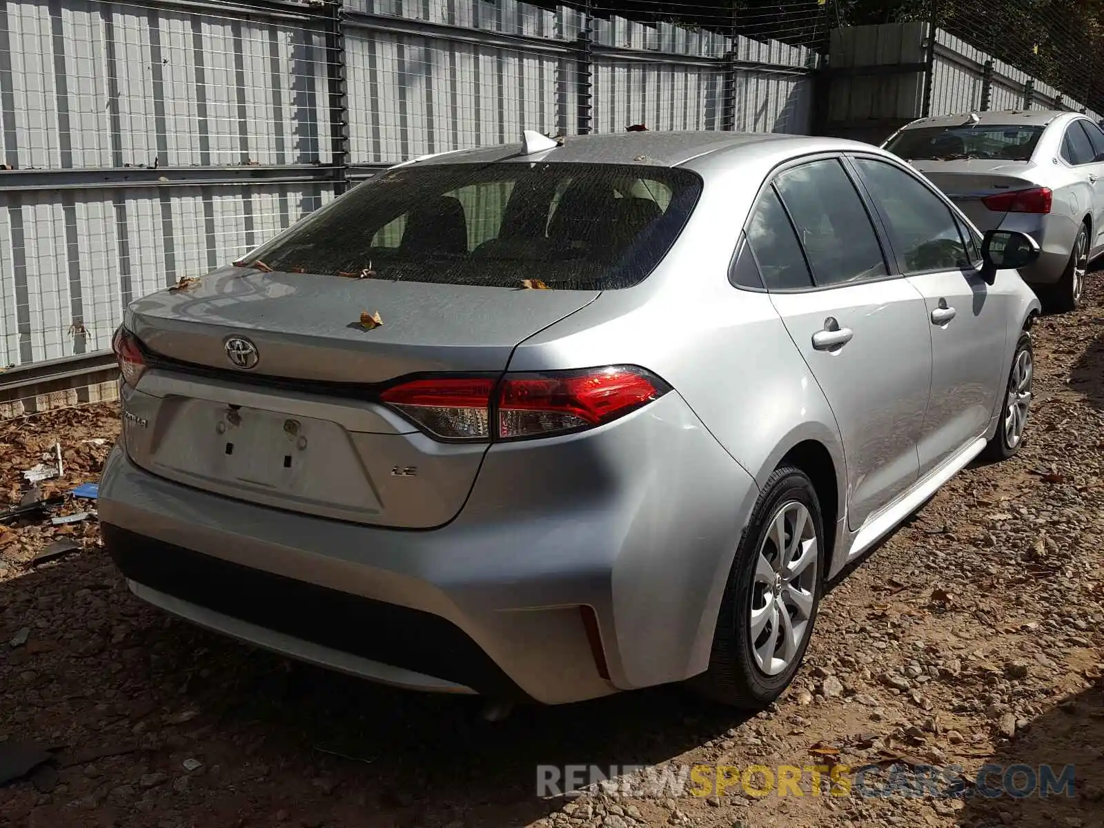 4 Photograph of a damaged car JTDEPRAE7LJ055026 TOYOTA COROLLA 2020