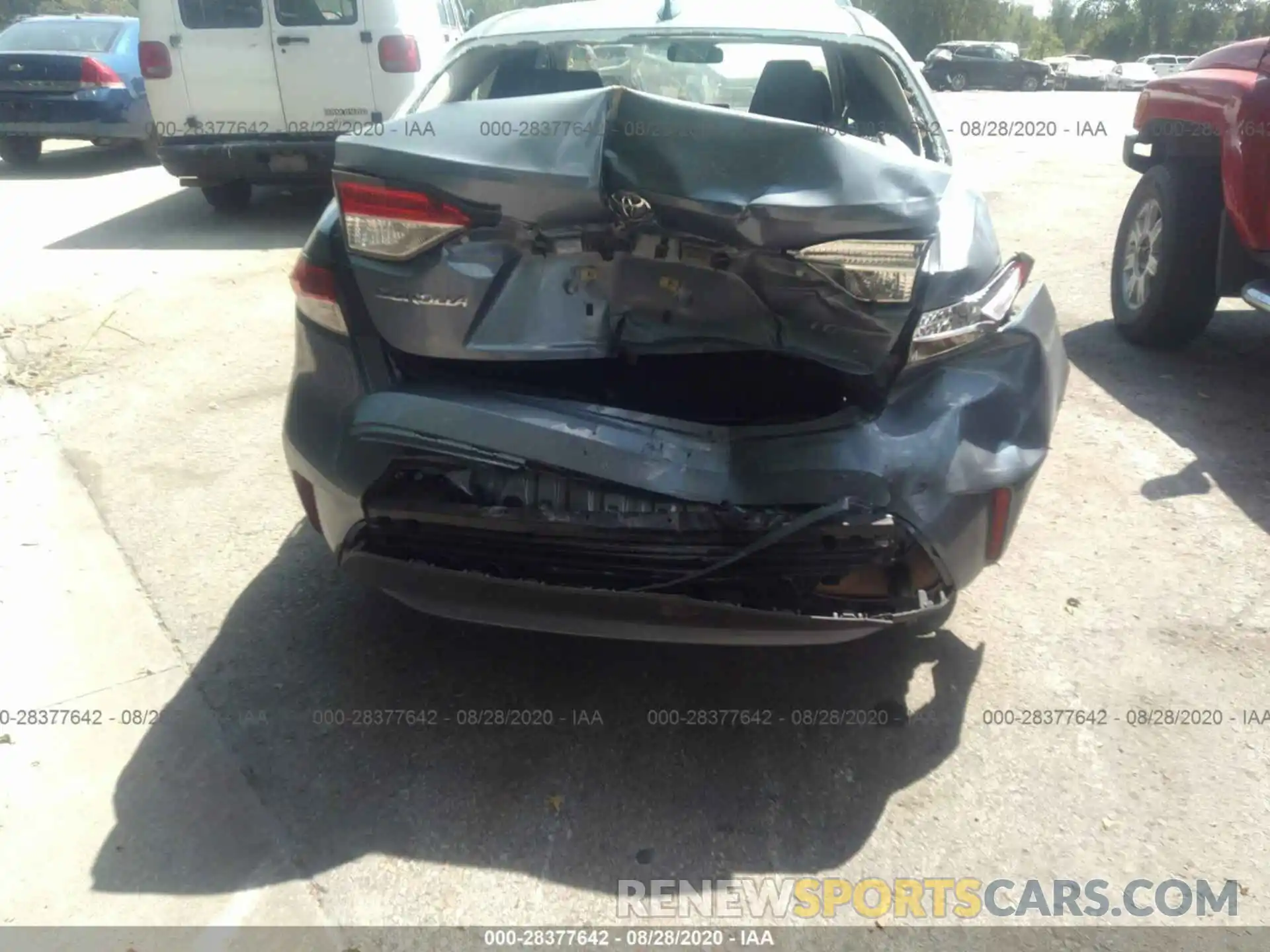 6 Photograph of a damaged car JTDEPRAE7LJ055043 TOYOTA COROLLA 2020