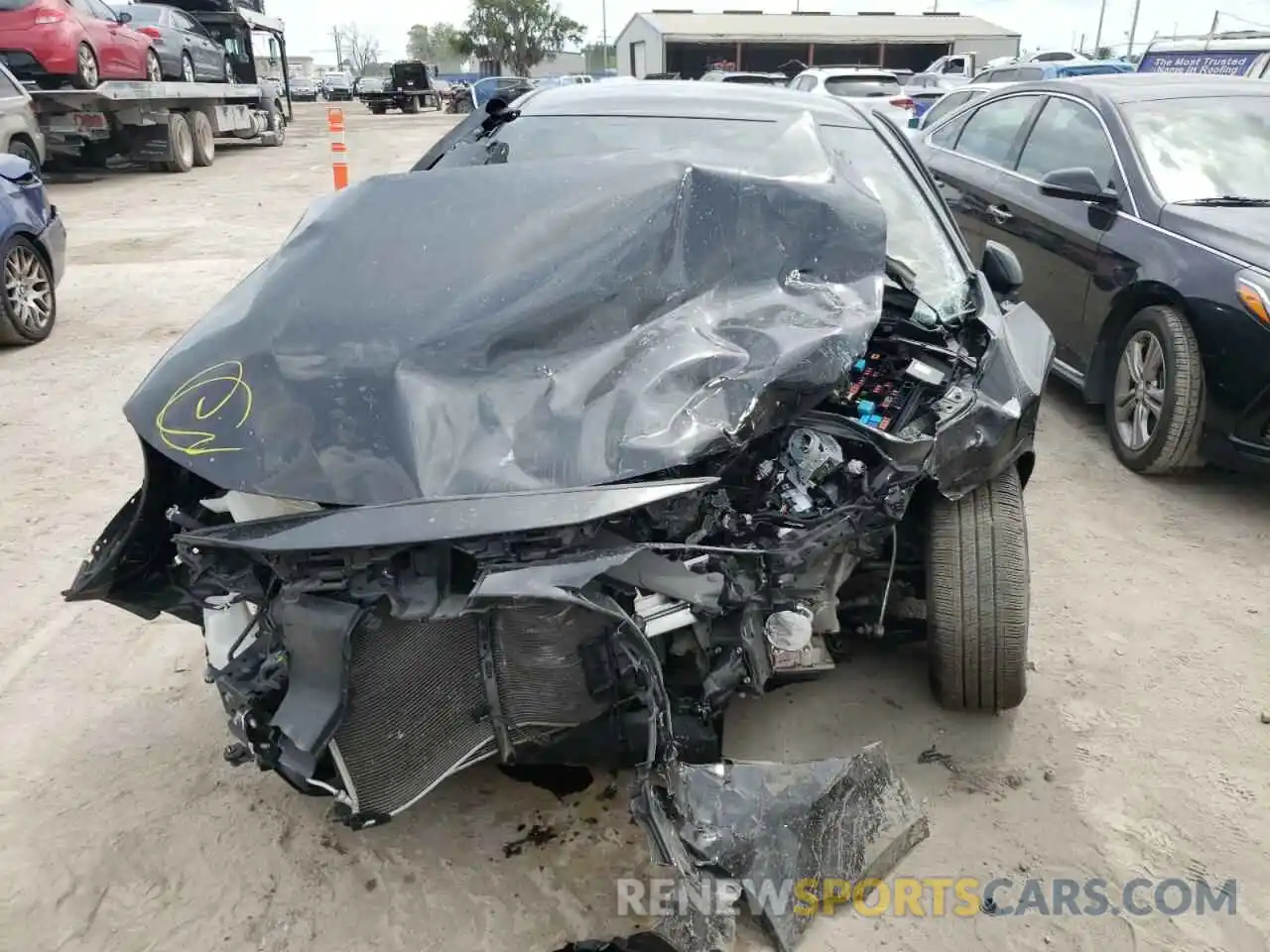 7 Photograph of a damaged car JTDEPRAE7LJ055429 TOYOTA COROLLA 2020