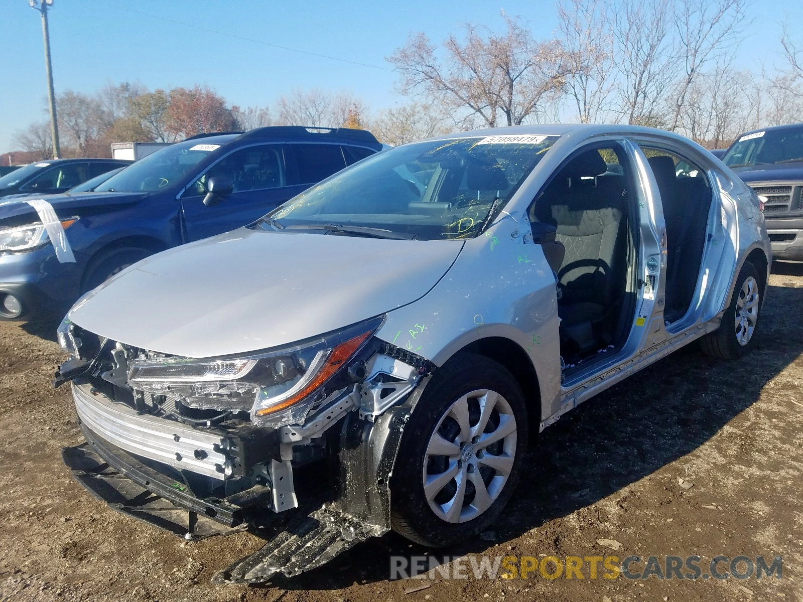 9 Photograph of a damaged car JTDEPRAE7LJ055480 TOYOTA COROLLA 2020