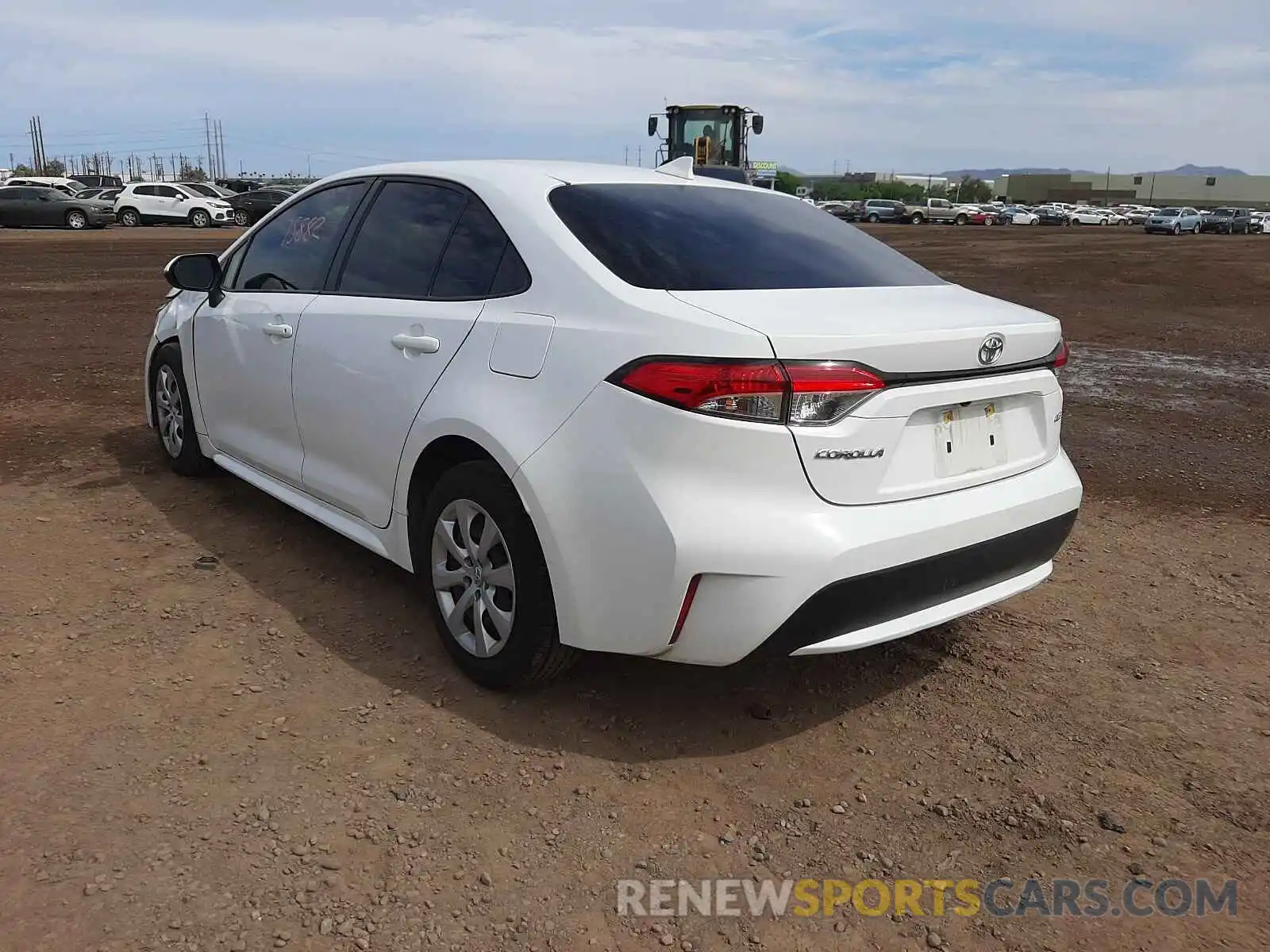 3 Photograph of a damaged car JTDEPRAE7LJ056273 TOYOTA COROLLA 2020