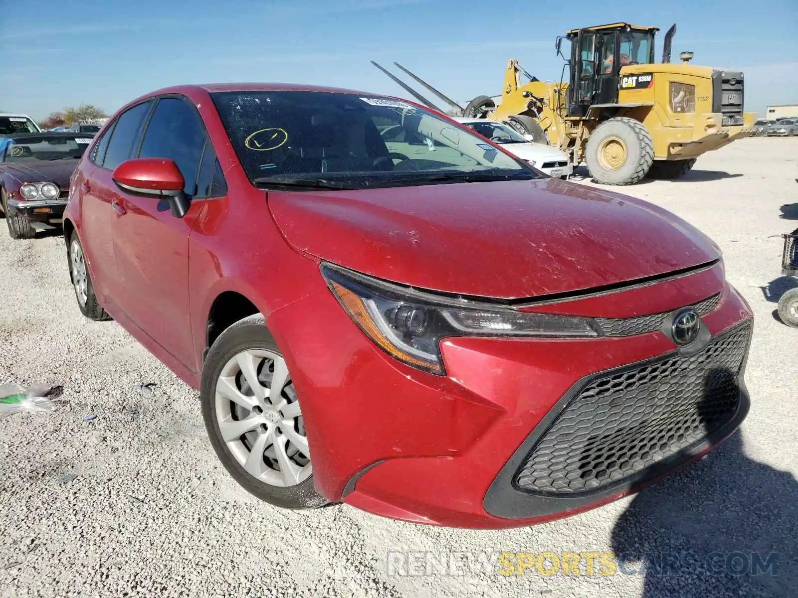 1 Photograph of a damaged car JTDEPRAE7LJ056676 TOYOTA COROLLA 2020