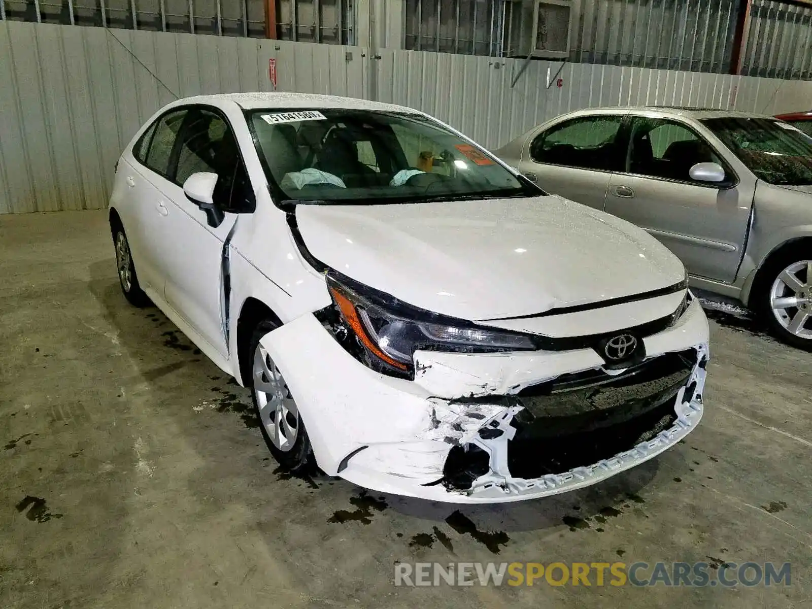 1 Photograph of a damaged car JTDEPRAE7LJ057259 TOYOTA COROLLA 2020