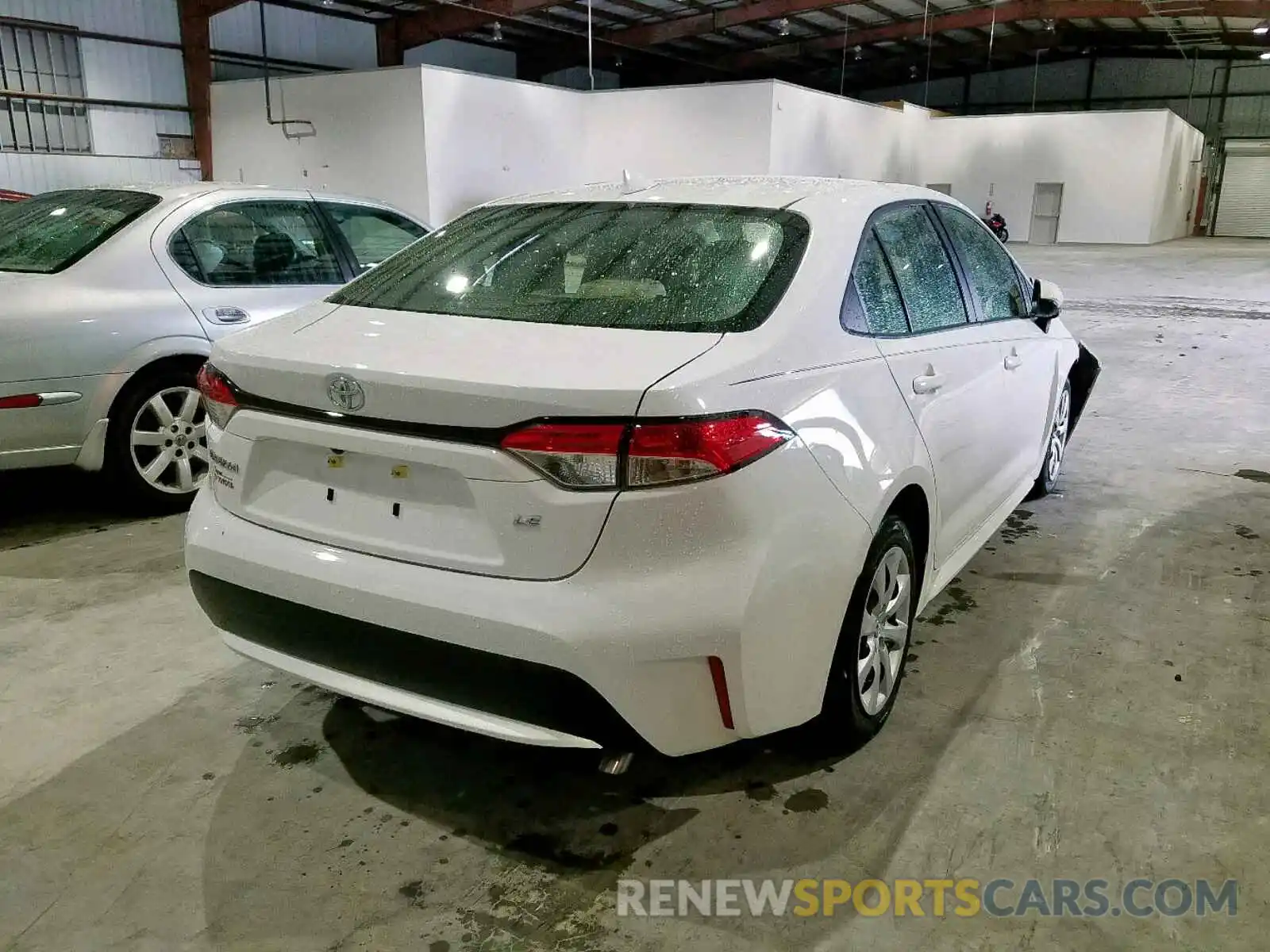 4 Photograph of a damaged car JTDEPRAE7LJ057259 TOYOTA COROLLA 2020