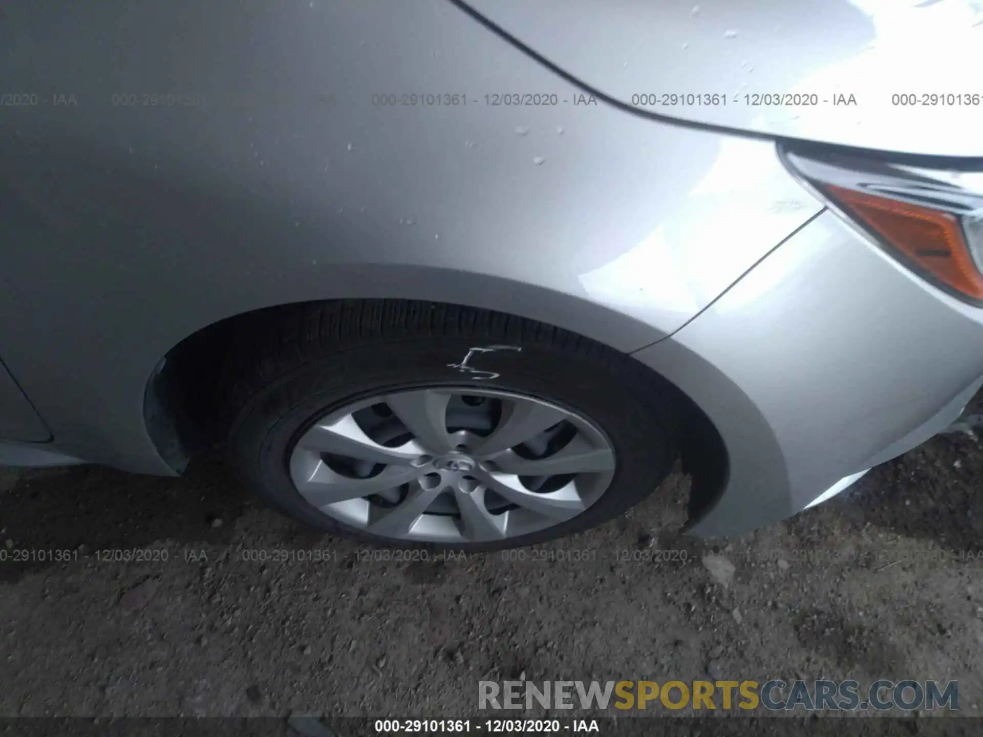 14 Photograph of a damaged car JTDEPRAE7LJ057701 TOYOTA COROLLA 2020