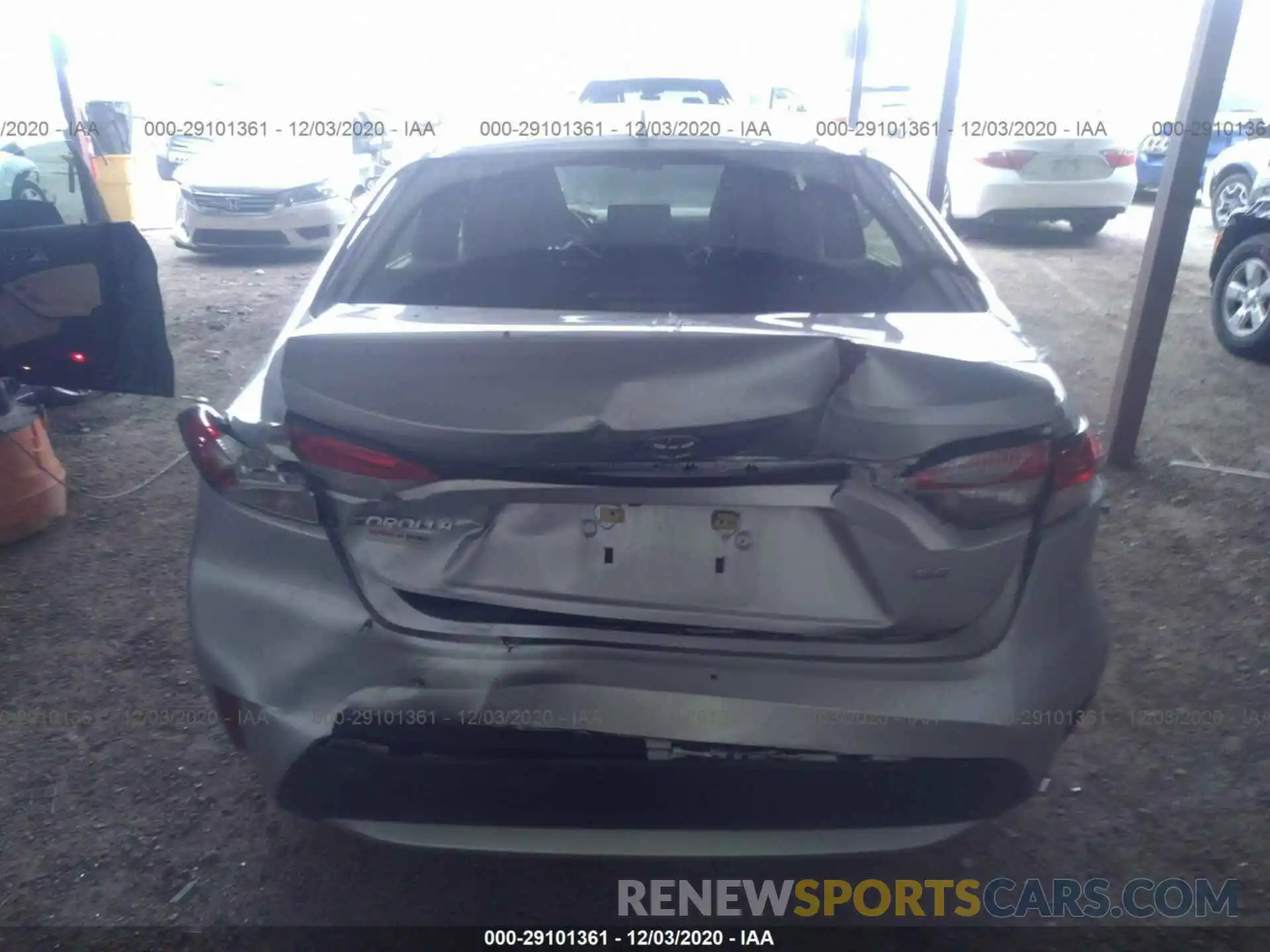 6 Photograph of a damaged car JTDEPRAE7LJ057701 TOYOTA COROLLA 2020