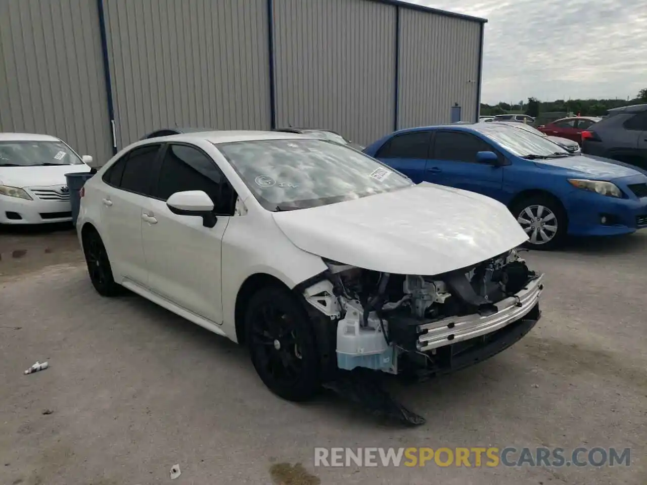 1 Photograph of a damaged car JTDEPRAE7LJ057729 TOYOTA COROLLA 2020