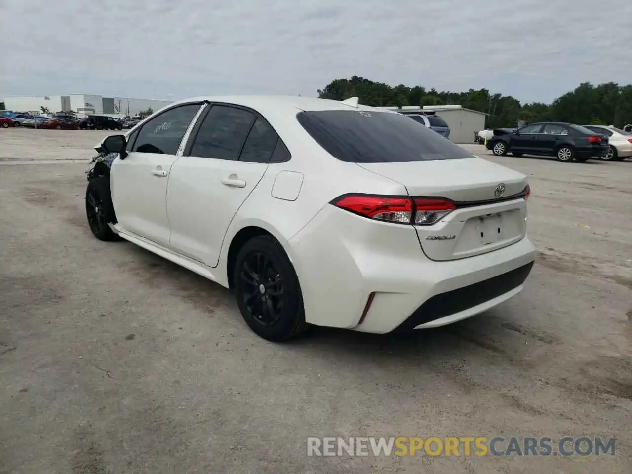 3 Photograph of a damaged car JTDEPRAE7LJ057729 TOYOTA COROLLA 2020