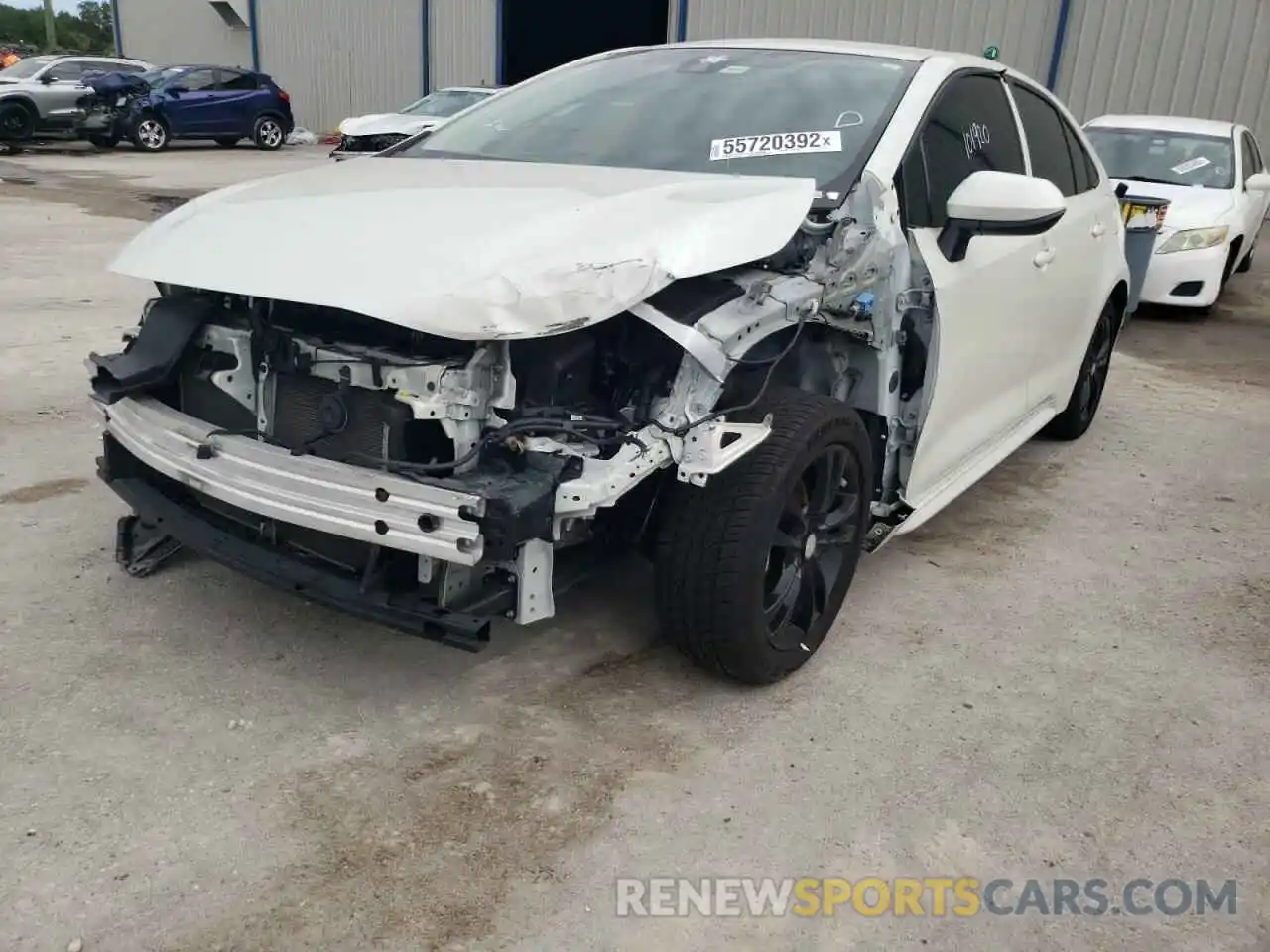 9 Photograph of a damaged car JTDEPRAE7LJ057729 TOYOTA COROLLA 2020