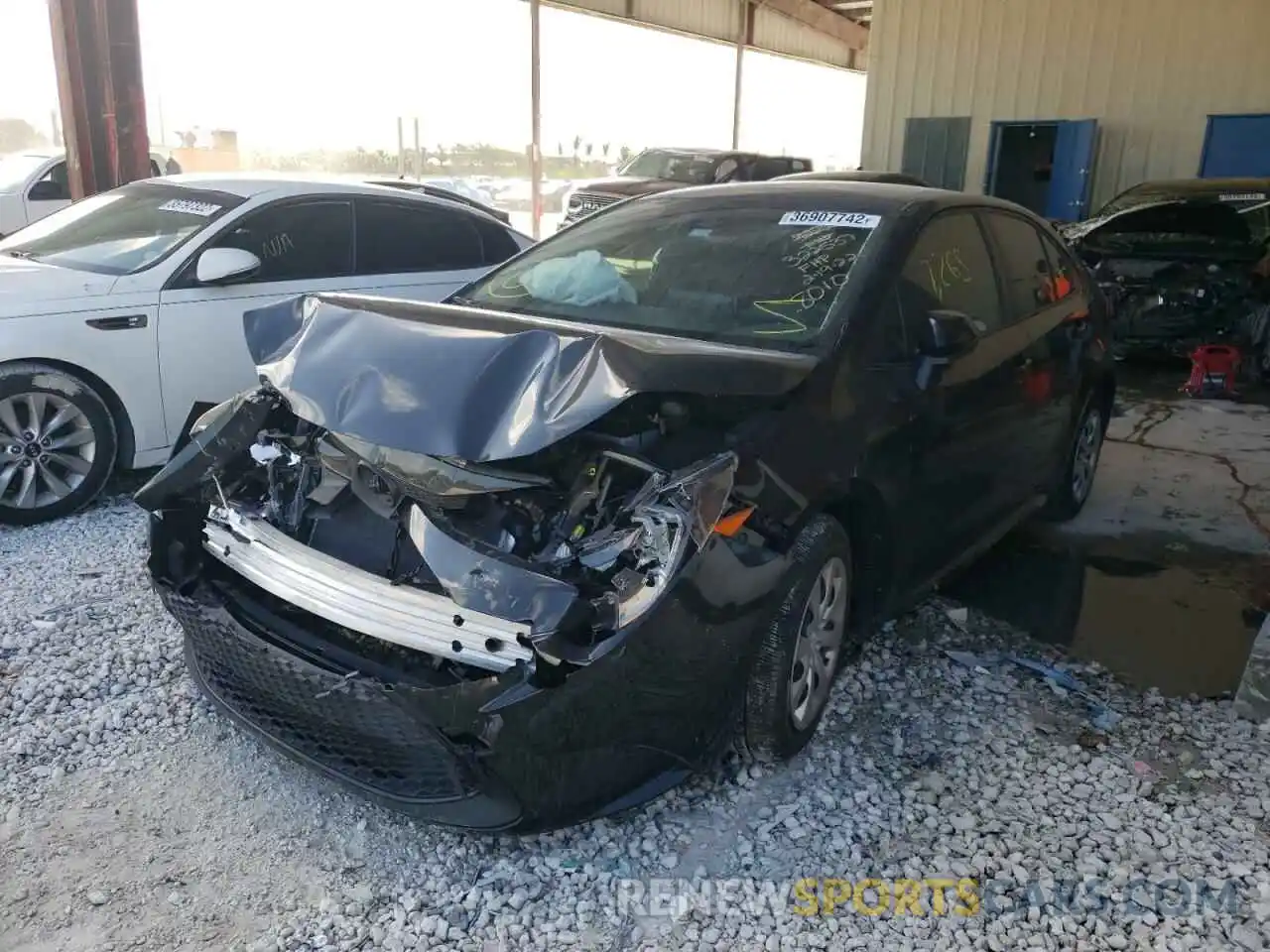 2 Photograph of a damaged car JTDEPRAE7LJ058010 TOYOTA COROLLA 2020