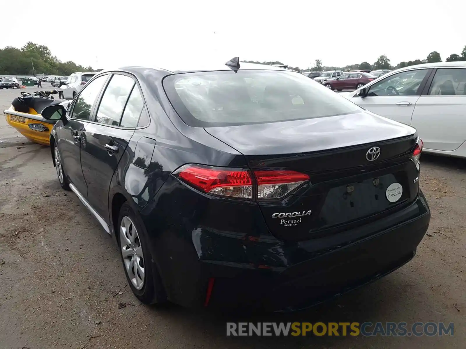 3 Photograph of a damaged car JTDEPRAE7LJ058816 TOYOTA COROLLA 2020