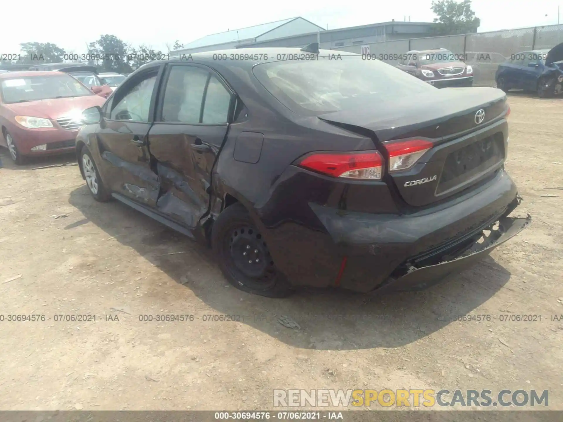 6 Photograph of a damaged car JTDEPRAE7LJ059092 TOYOTA COROLLA 2020