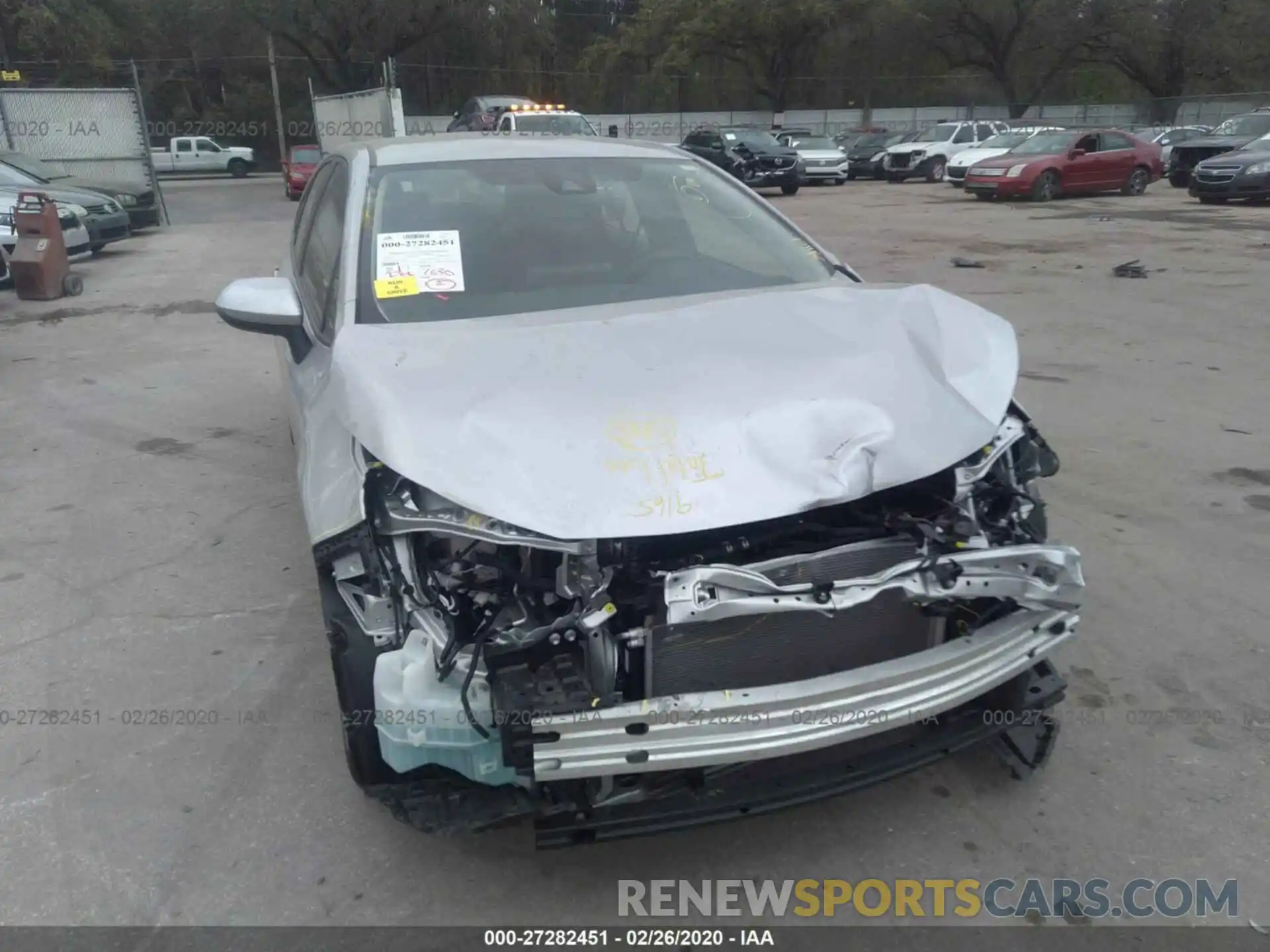 6 Photograph of a damaged car JTDEPRAE7LJ059321 TOYOTA COROLLA 2020