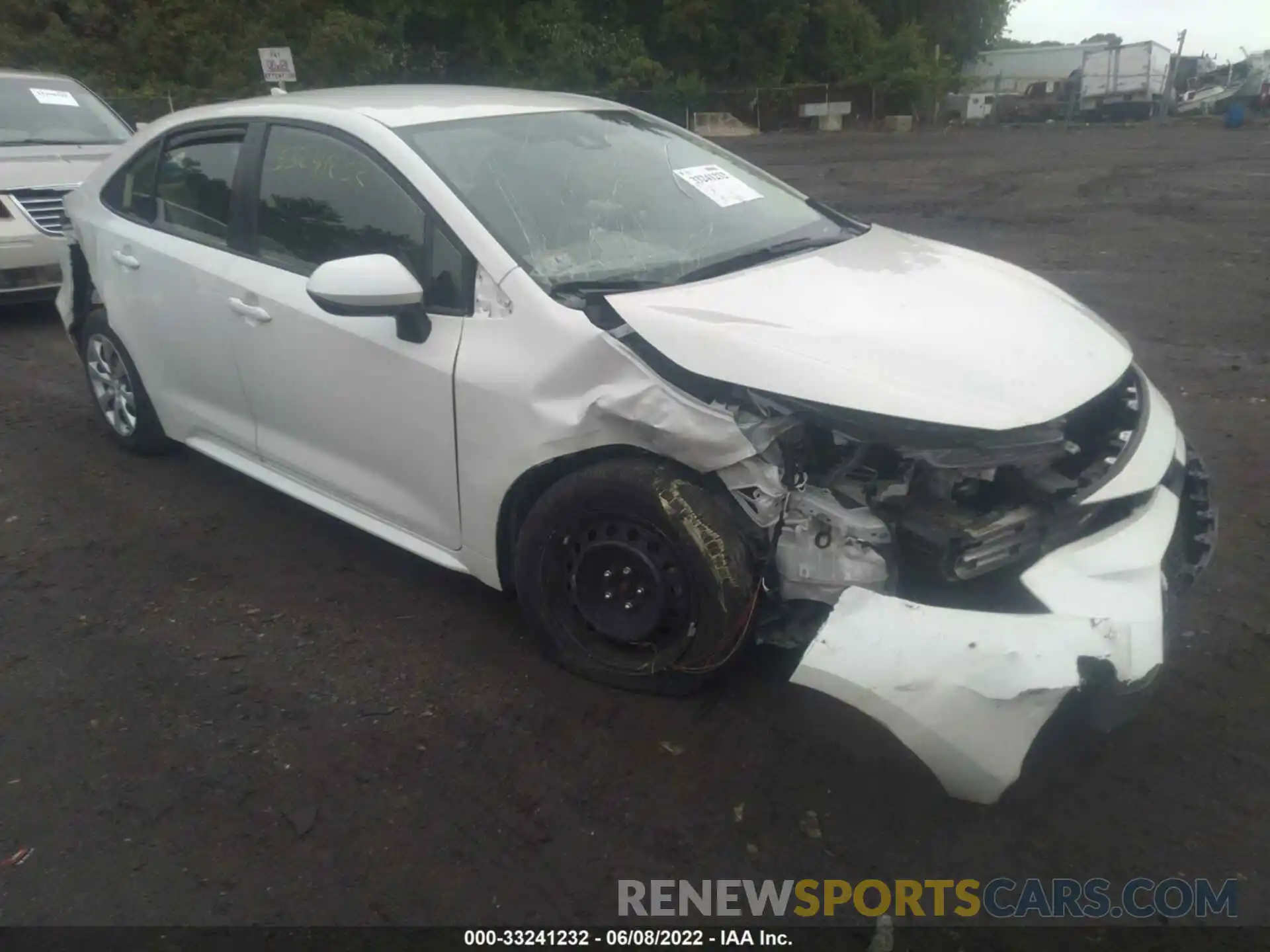 1 Photograph of a damaged car JTDEPRAE7LJ059559 TOYOTA COROLLA 2020