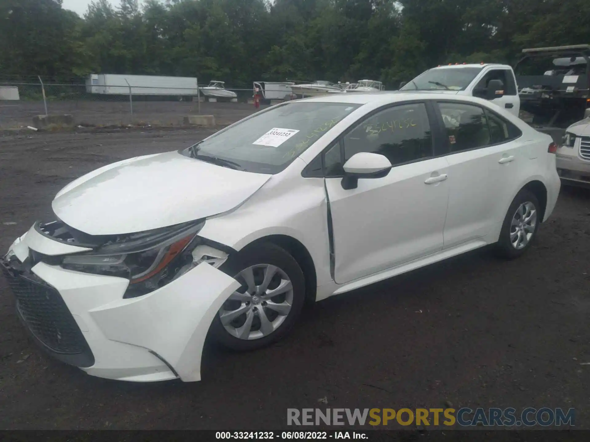 2 Photograph of a damaged car JTDEPRAE7LJ059559 TOYOTA COROLLA 2020