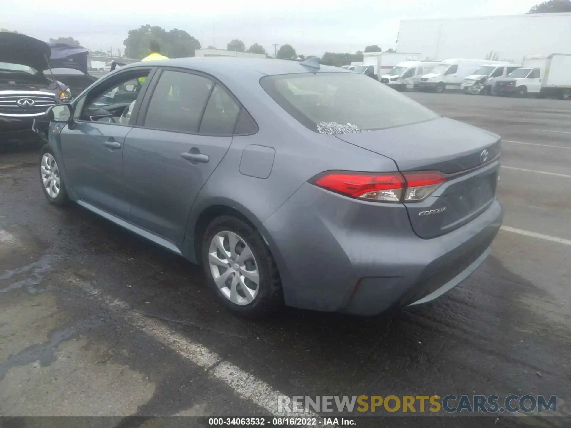 3 Photograph of a damaged car JTDEPRAE7LJ059786 TOYOTA COROLLA 2020