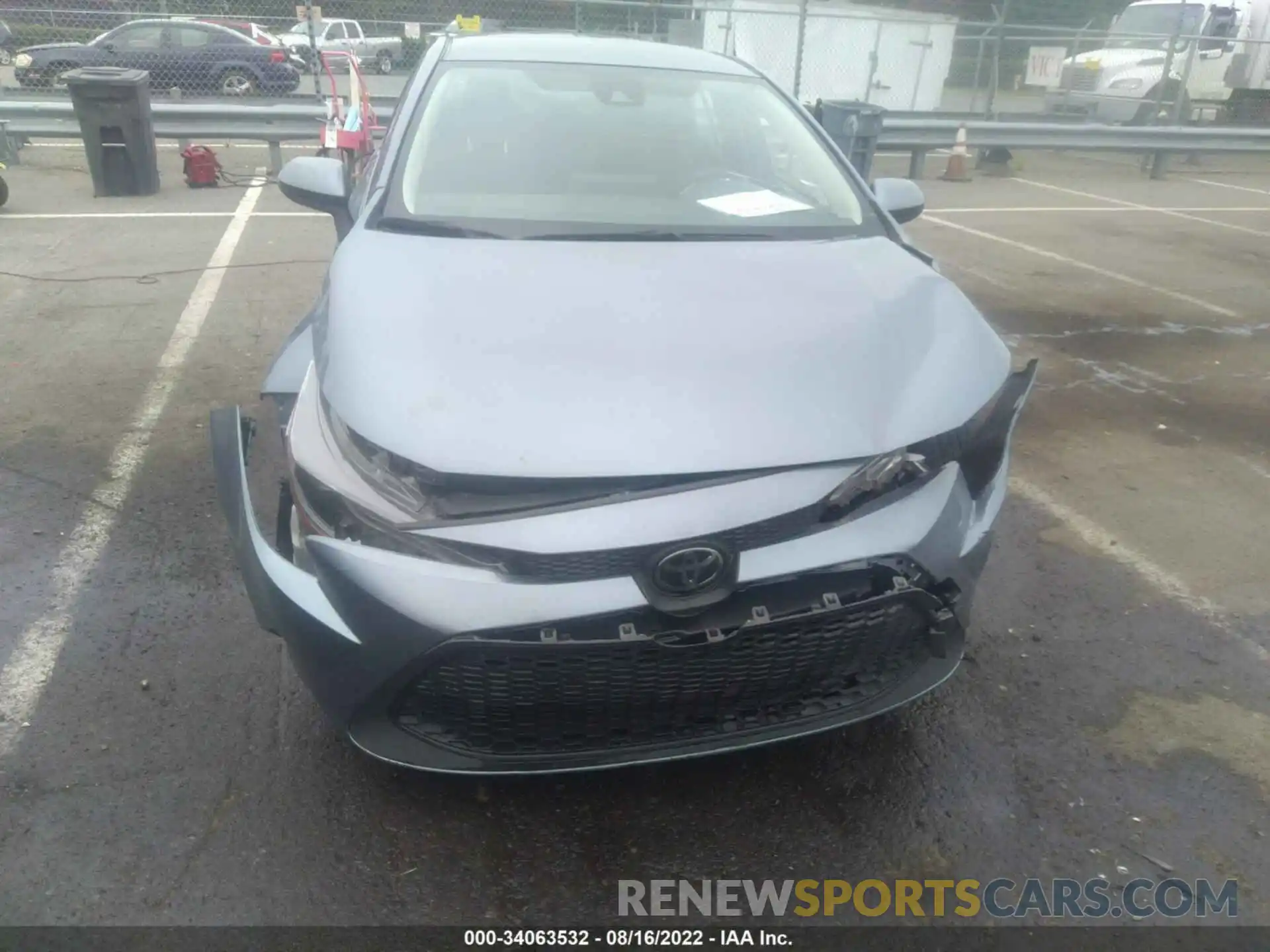 6 Photograph of a damaged car JTDEPRAE7LJ059786 TOYOTA COROLLA 2020