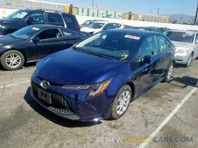 2 Photograph of a damaged car JTDEPRAE7LJ060081 TOYOTA COROLLA 2020