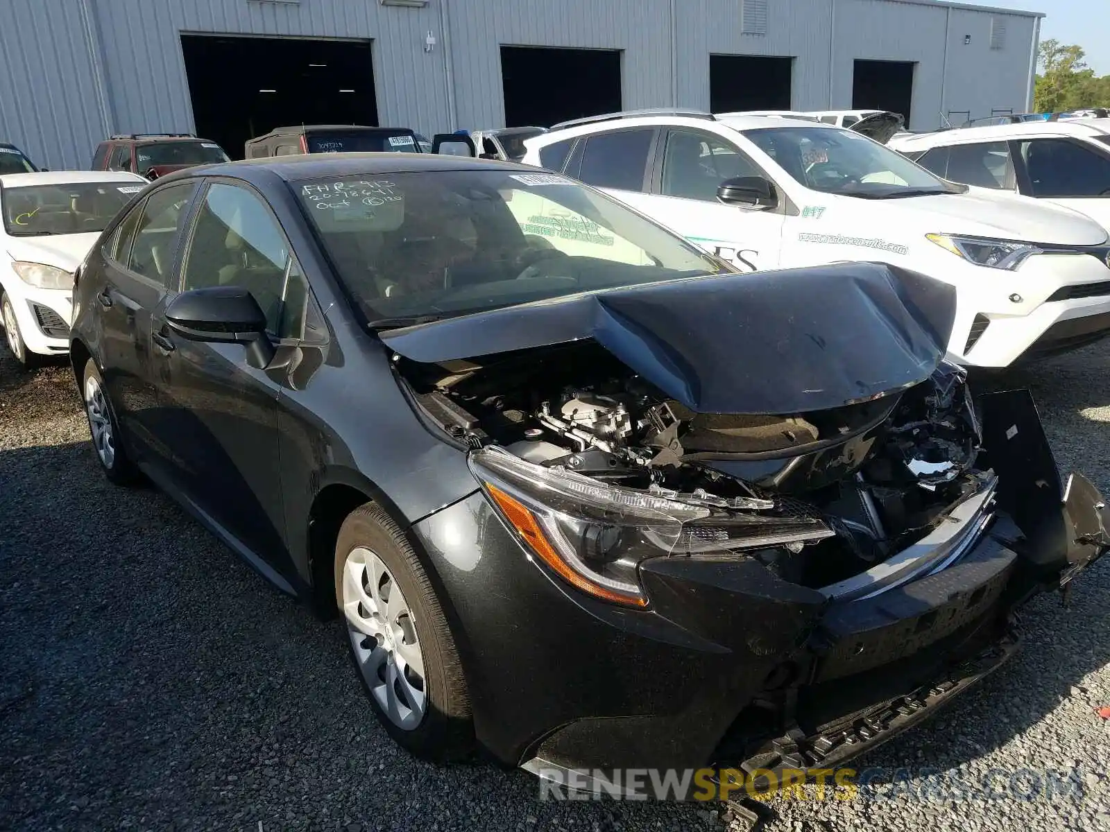 1 Photograph of a damaged car JTDEPRAE7LJ060193 TOYOTA COROLLA 2020