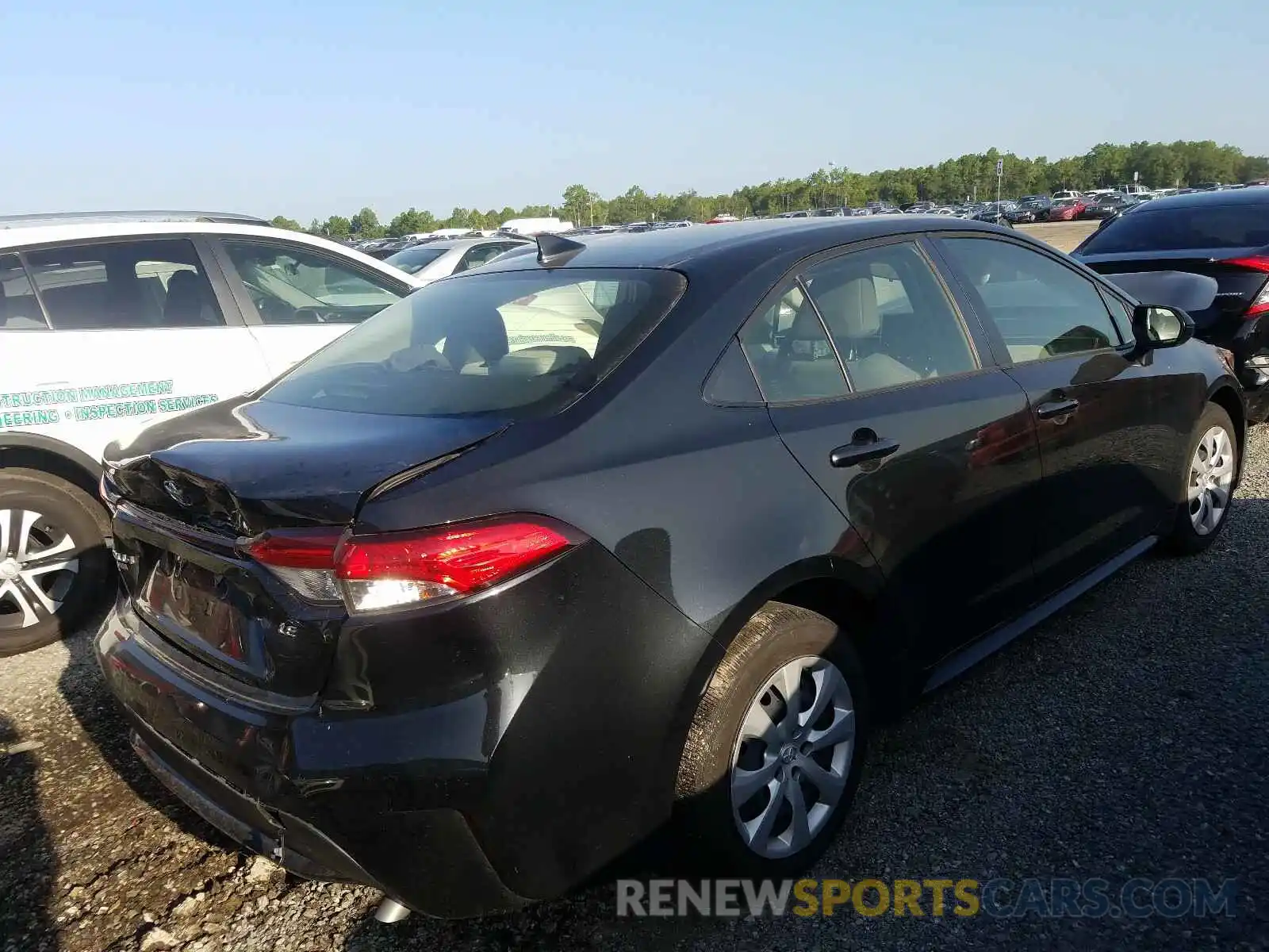 4 Photograph of a damaged car JTDEPRAE7LJ060193 TOYOTA COROLLA 2020