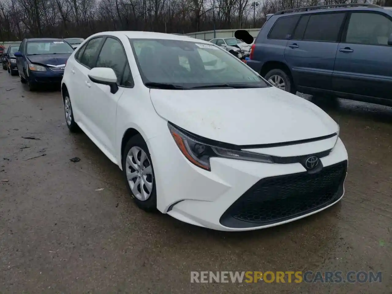 1 Photograph of a damaged car JTDEPRAE7LJ060260 TOYOTA COROLLA 2020