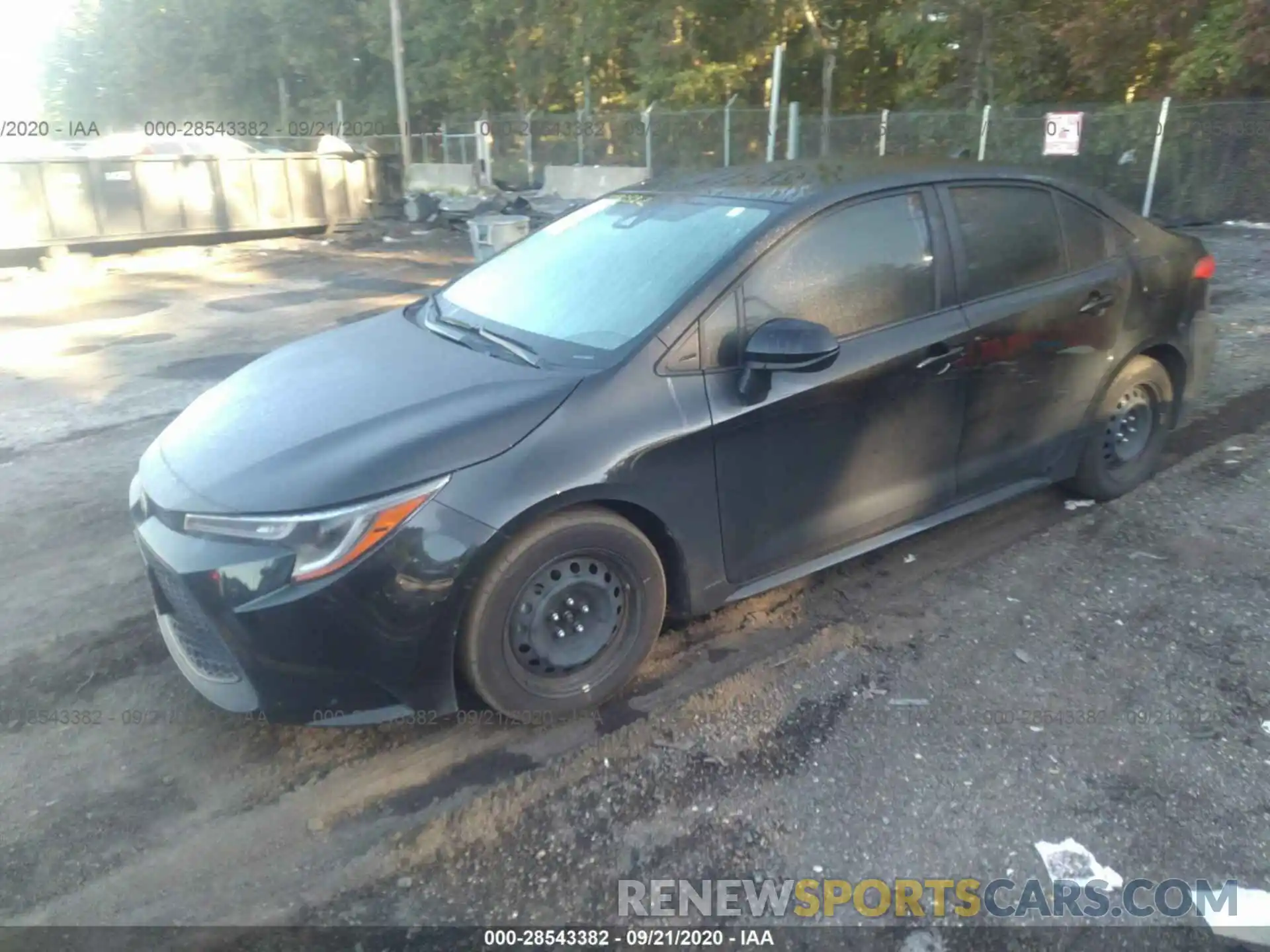 2 Photograph of a damaged car JTDEPRAE7LJ060579 TOYOTA COROLLA 2020