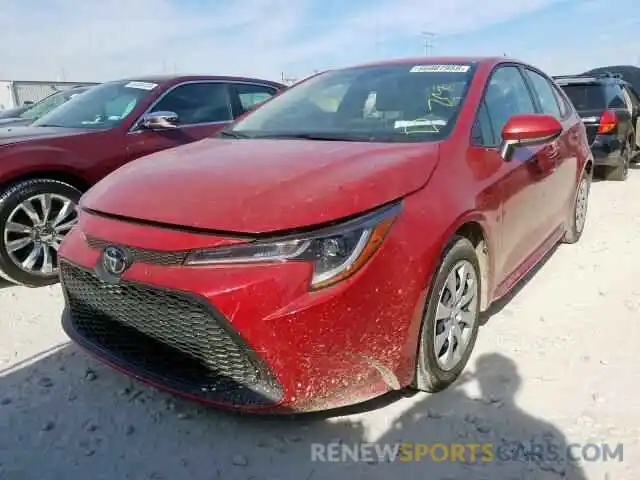 2 Photograph of a damaged car JTDEPRAE7LJ060730 TOYOTA COROLLA 2020