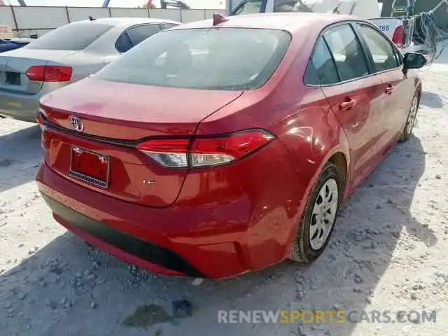 4 Photograph of a damaged car JTDEPRAE7LJ060730 TOYOTA COROLLA 2020