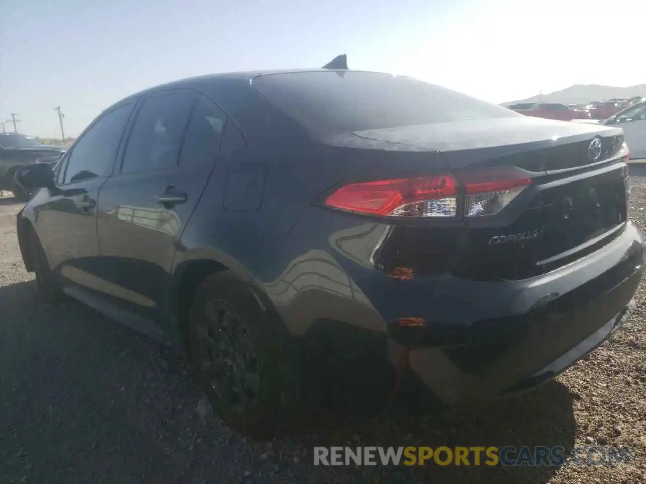 3 Photograph of a damaged car JTDEPRAE7LJ061070 TOYOTA COROLLA 2020