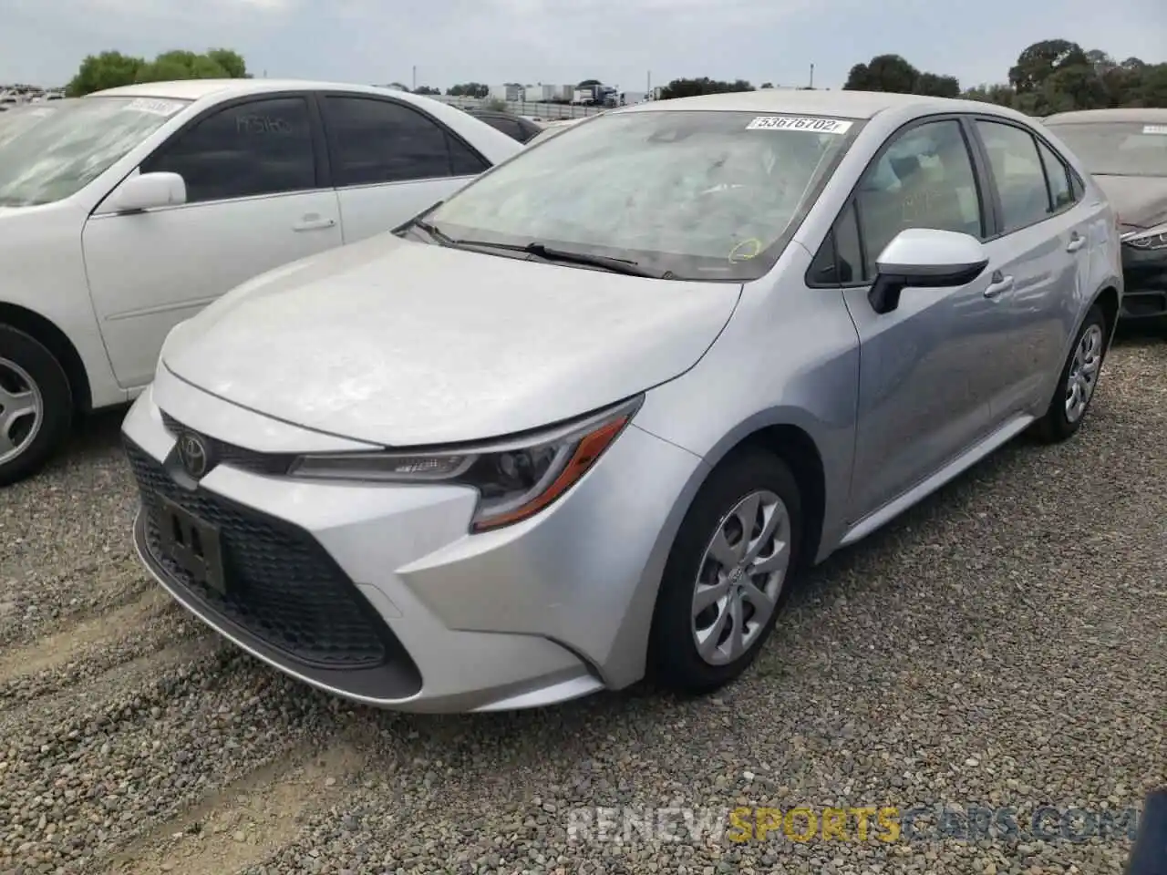 2 Photograph of a damaged car JTDEPRAE7LJ061764 TOYOTA COROLLA 2020