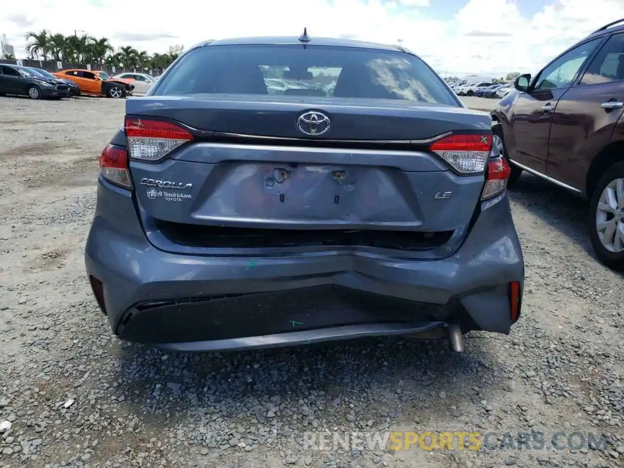 9 Photograph of a damaged car JTDEPRAE7LJ062686 TOYOTA COROLLA 2020