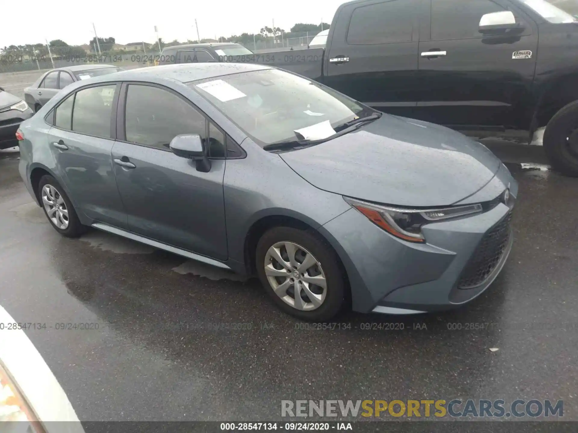 1 Photograph of a damaged car JTDEPRAE7LJ062932 TOYOTA COROLLA 2020