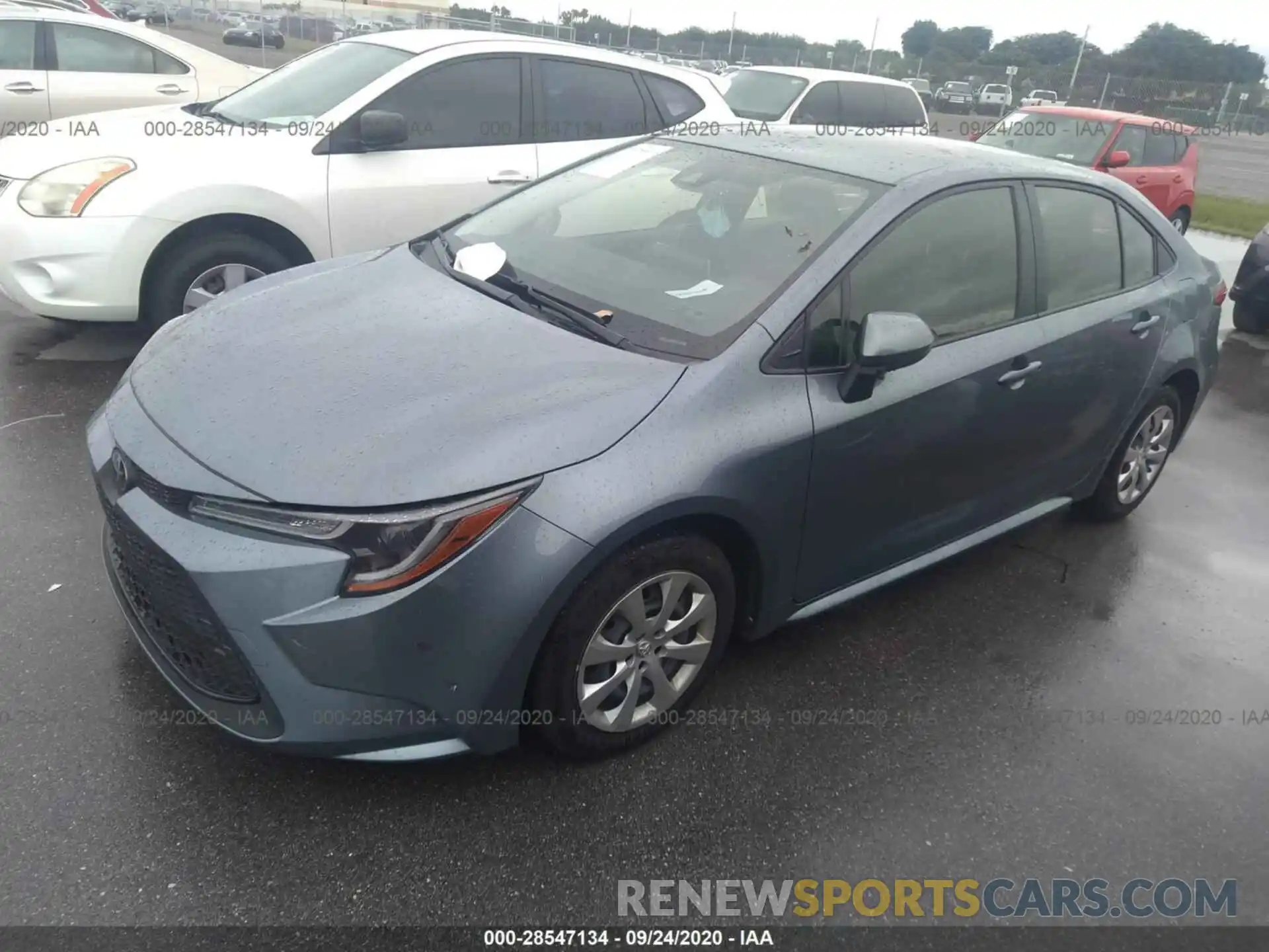 2 Photograph of a damaged car JTDEPRAE7LJ062932 TOYOTA COROLLA 2020