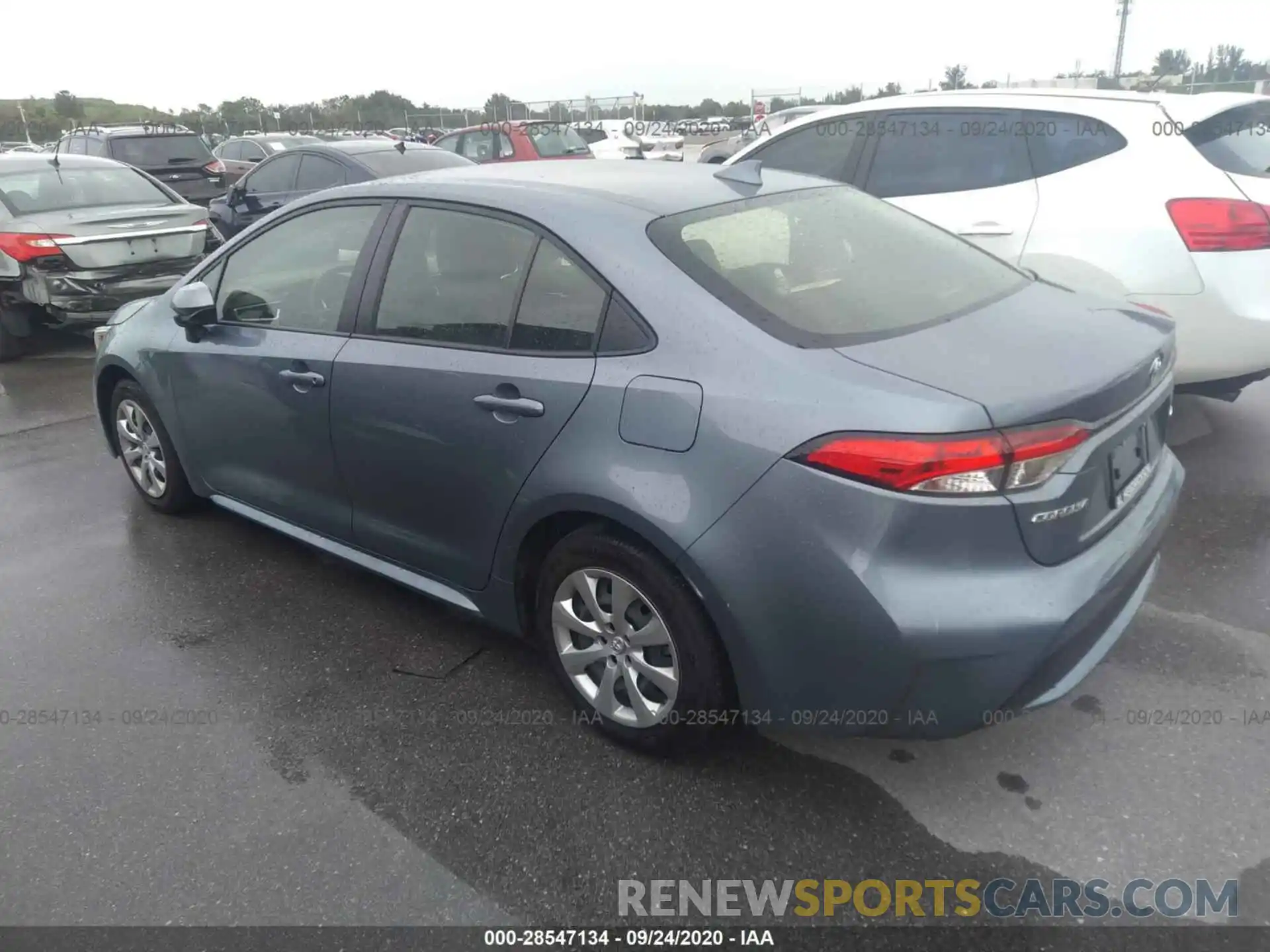 3 Photograph of a damaged car JTDEPRAE7LJ062932 TOYOTA COROLLA 2020