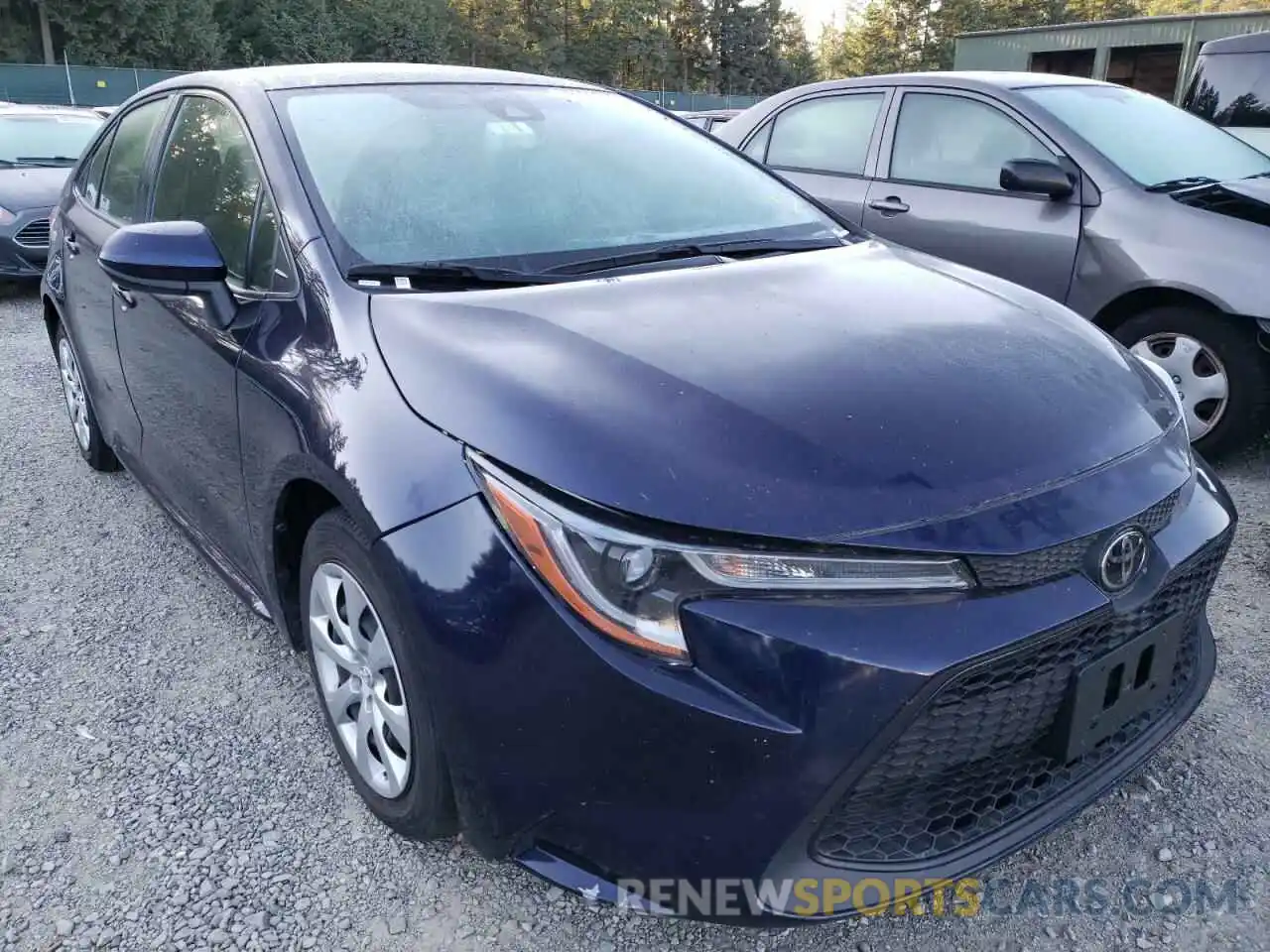 1 Photograph of a damaged car JTDEPRAE7LJ063420 TOYOTA COROLLA 2020