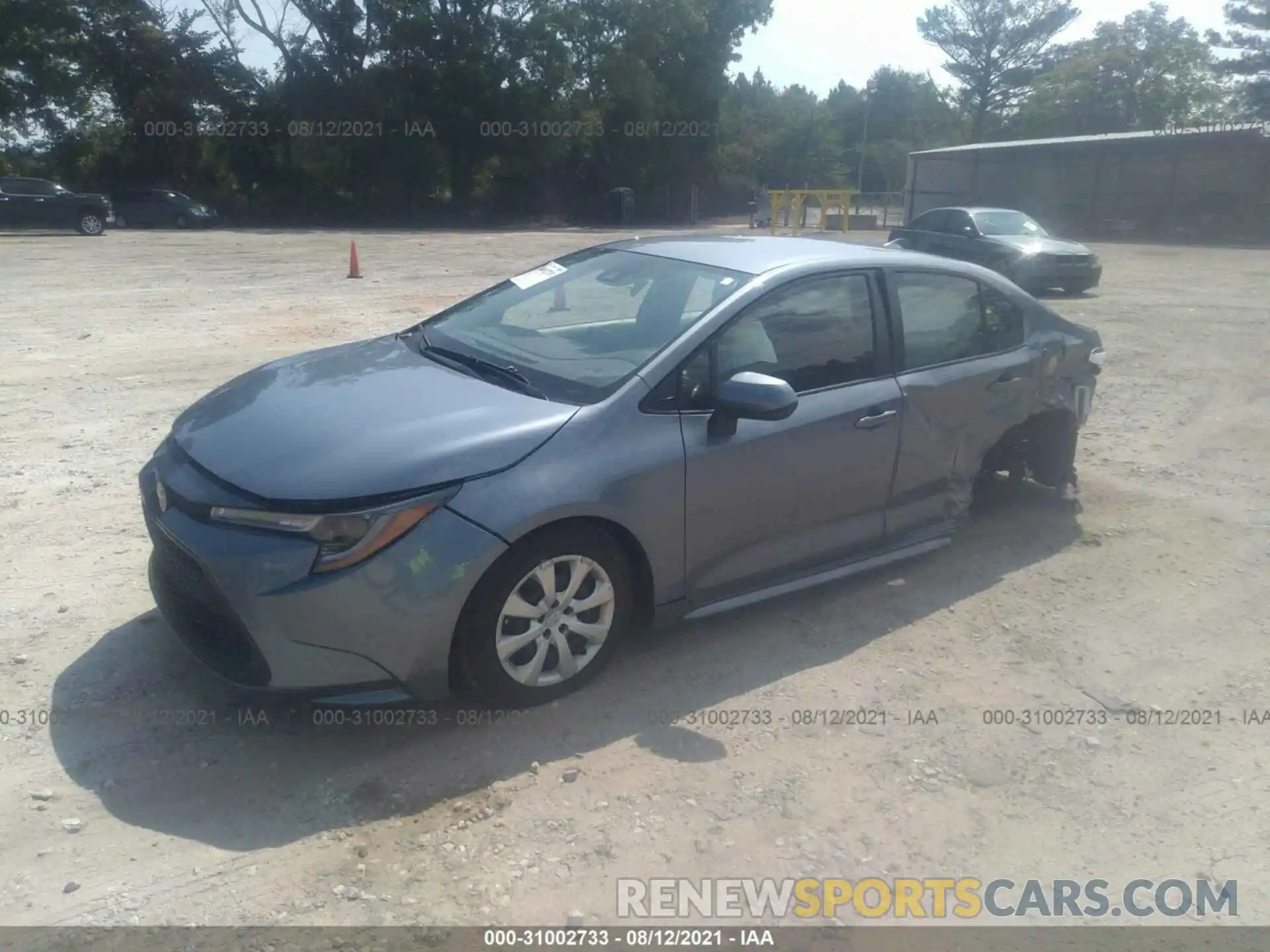 2 Photograph of a damaged car JTDEPRAE7LJ064096 TOYOTA COROLLA 2020