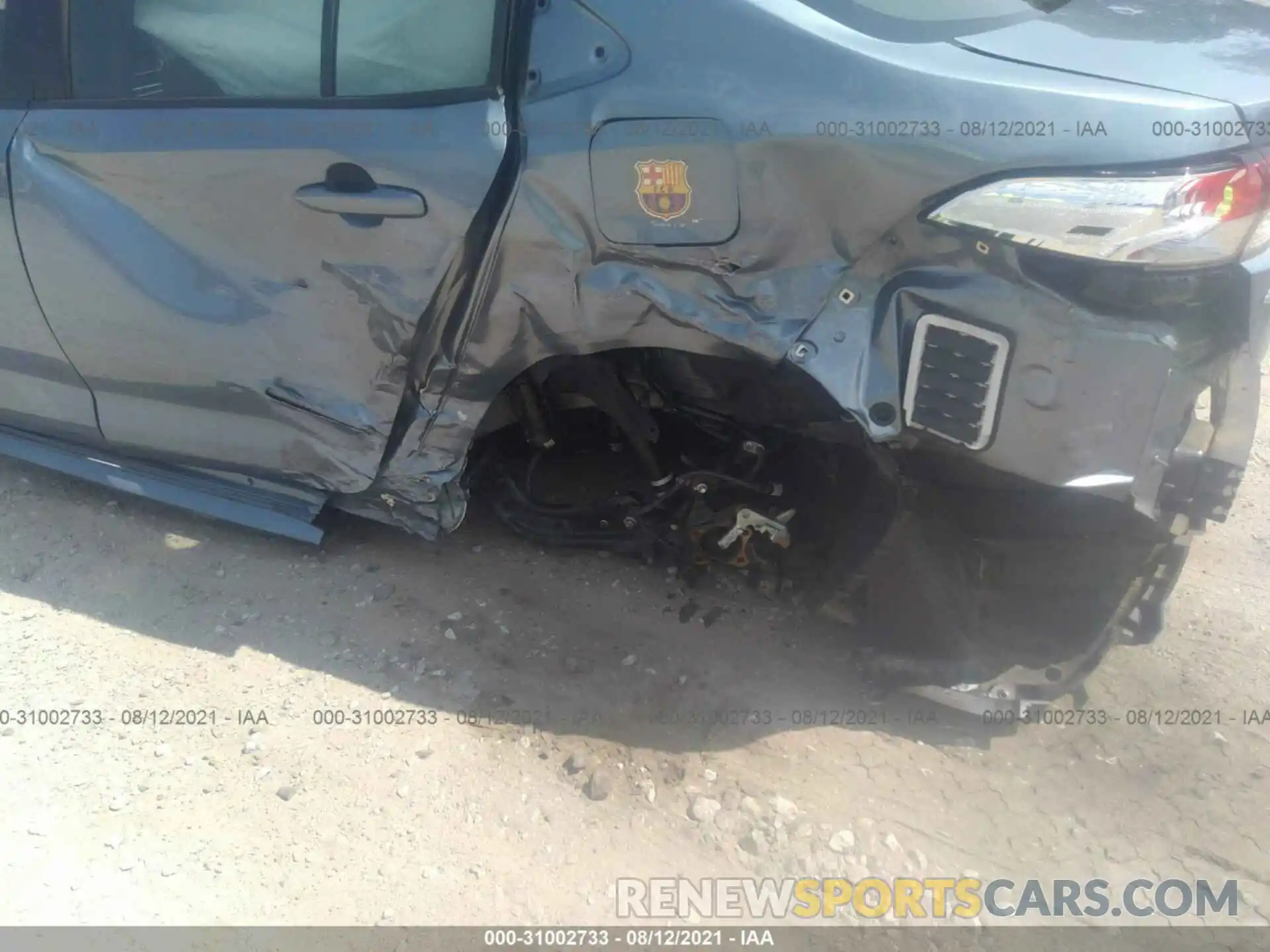 6 Photograph of a damaged car JTDEPRAE7LJ064096 TOYOTA COROLLA 2020