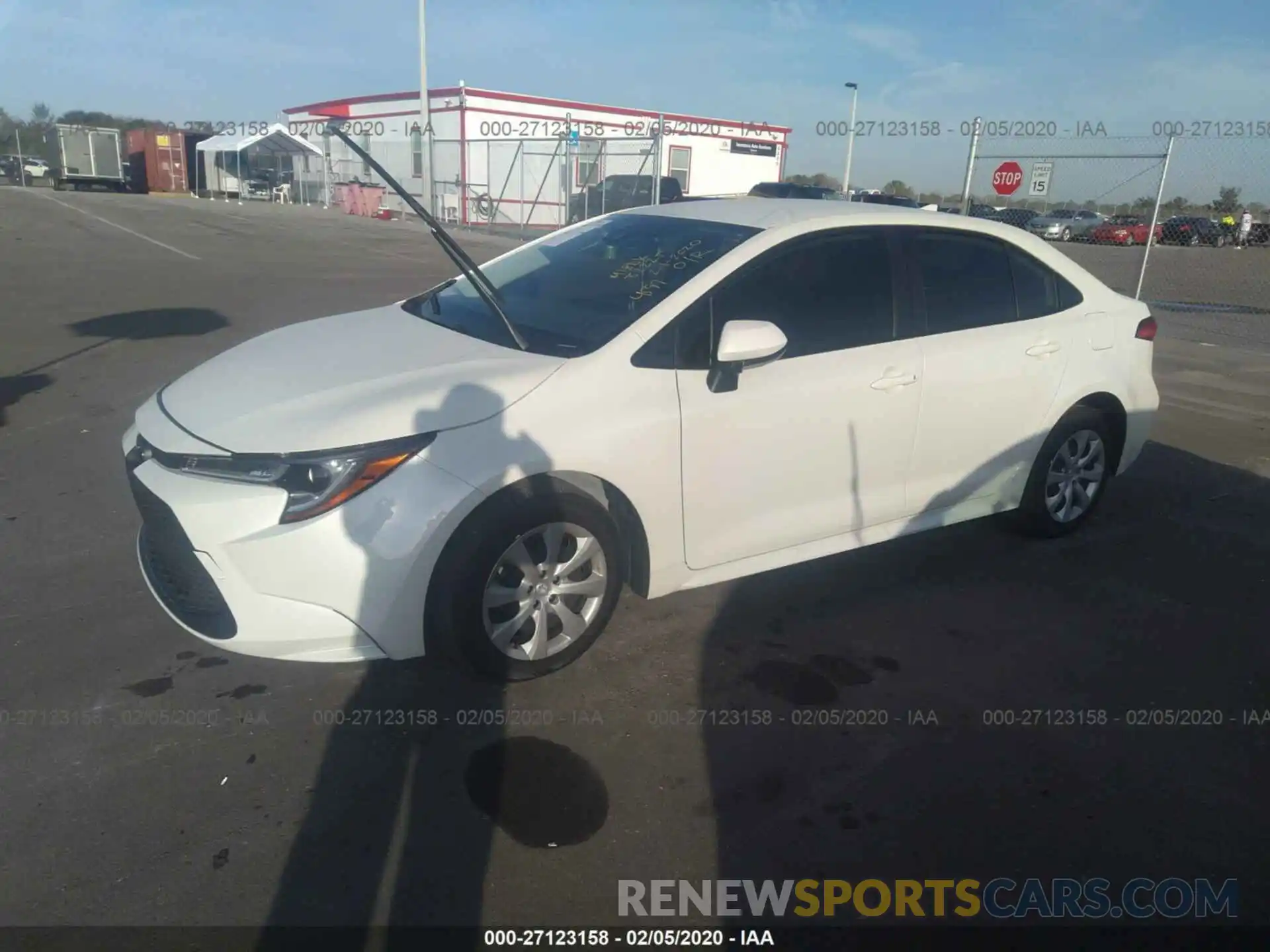 2 Photograph of a damaged car JTDEPRAE7LJ064597 TOYOTA COROLLA 2020