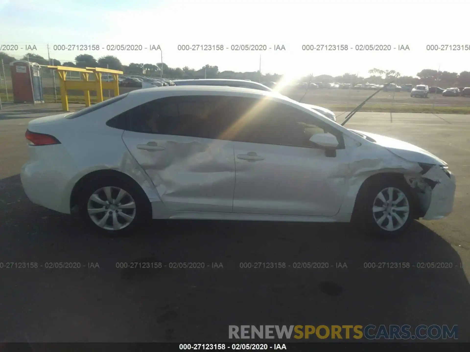 6 Photograph of a damaged car JTDEPRAE7LJ064597 TOYOTA COROLLA 2020