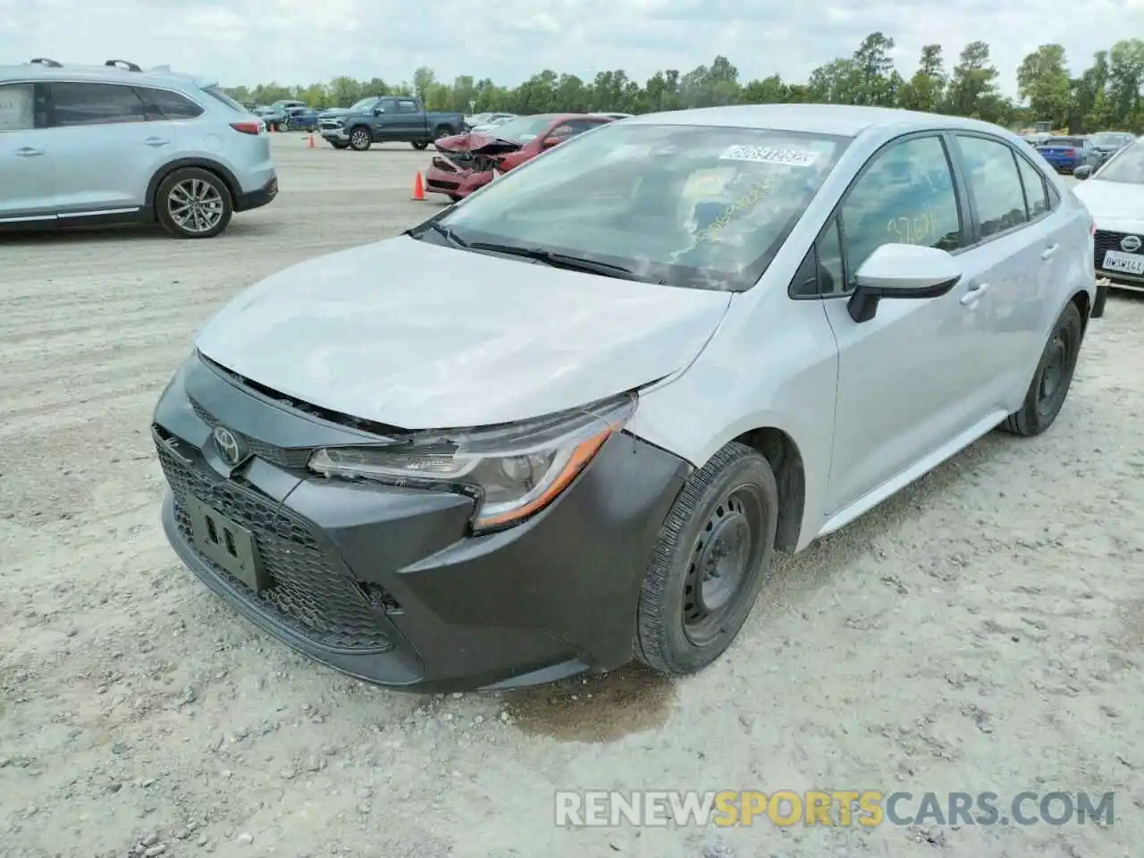 2 Photograph of a damaged car JTDEPRAE7LJ065197 TOYOTA COROLLA 2020