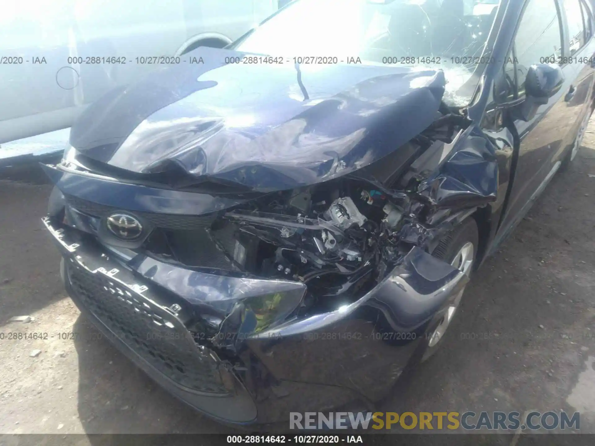 6 Photograph of a damaged car JTDEPRAE7LJ065927 TOYOTA COROLLA 2020