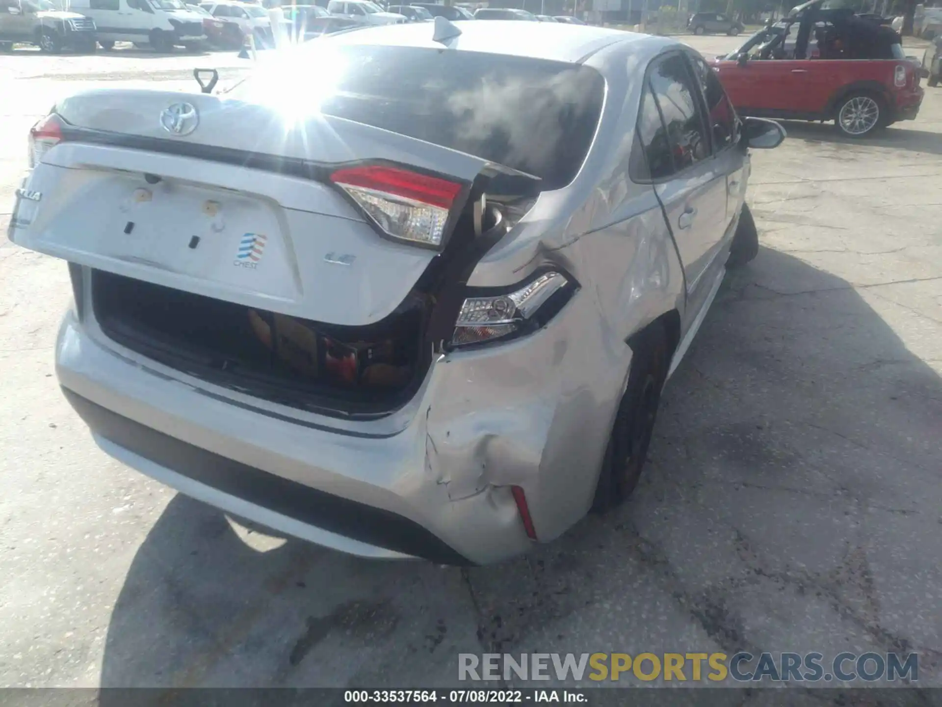 6 Photograph of a damaged car JTDEPRAE7LJ066527 TOYOTA COROLLA 2020