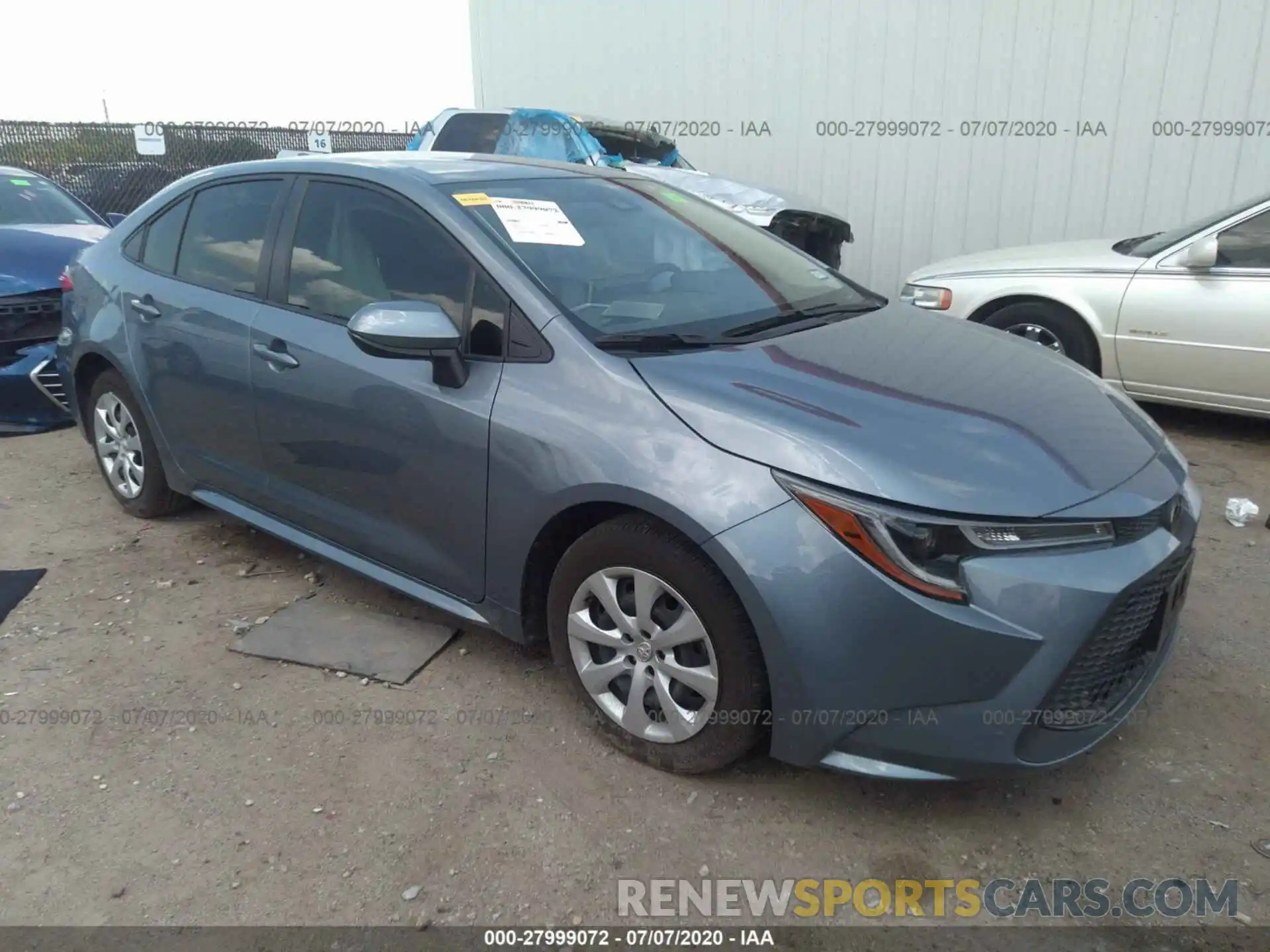 1 Photograph of a damaged car JTDEPRAE7LJ066852 TOYOTA COROLLA 2020