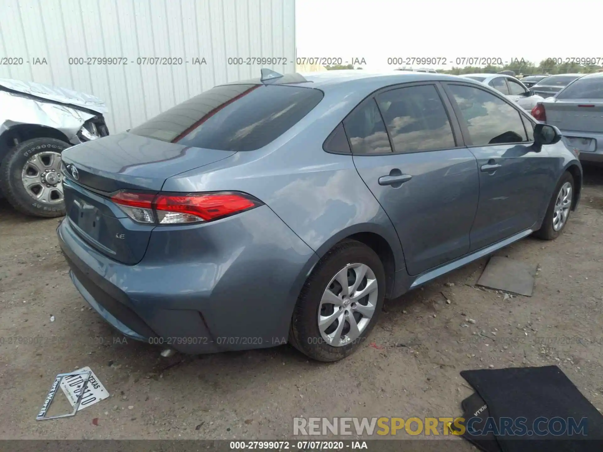 4 Photograph of a damaged car JTDEPRAE7LJ066852 TOYOTA COROLLA 2020