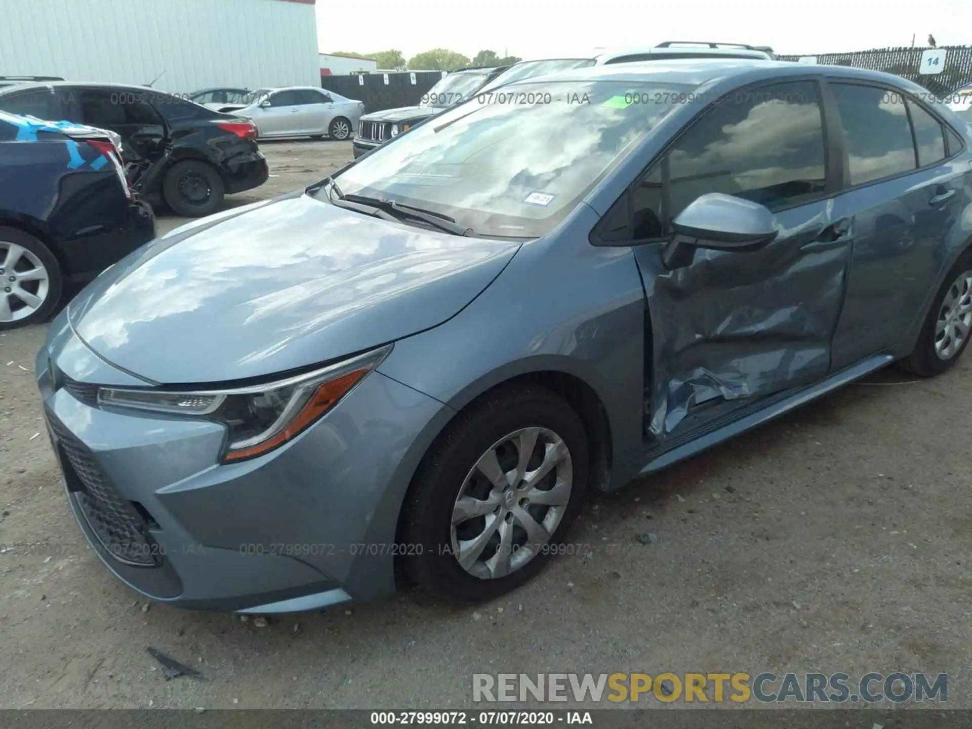 6 Photograph of a damaged car JTDEPRAE7LJ066852 TOYOTA COROLLA 2020