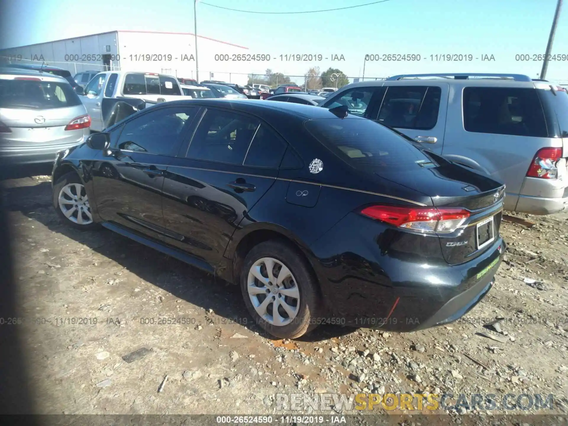 3 Photograph of a damaged car JTDEPRAE7LJ068357 TOYOTA COROLLA 2020