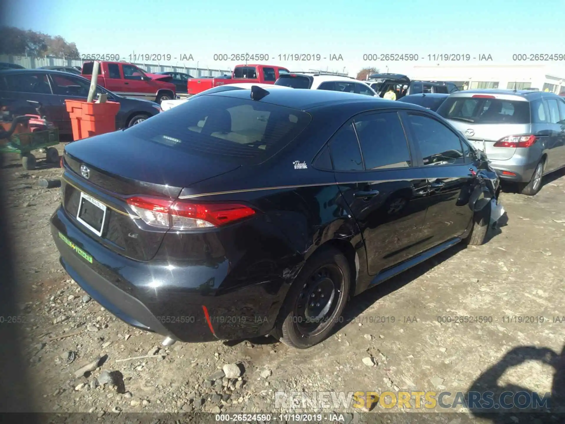 4 Photograph of a damaged car JTDEPRAE7LJ068357 TOYOTA COROLLA 2020