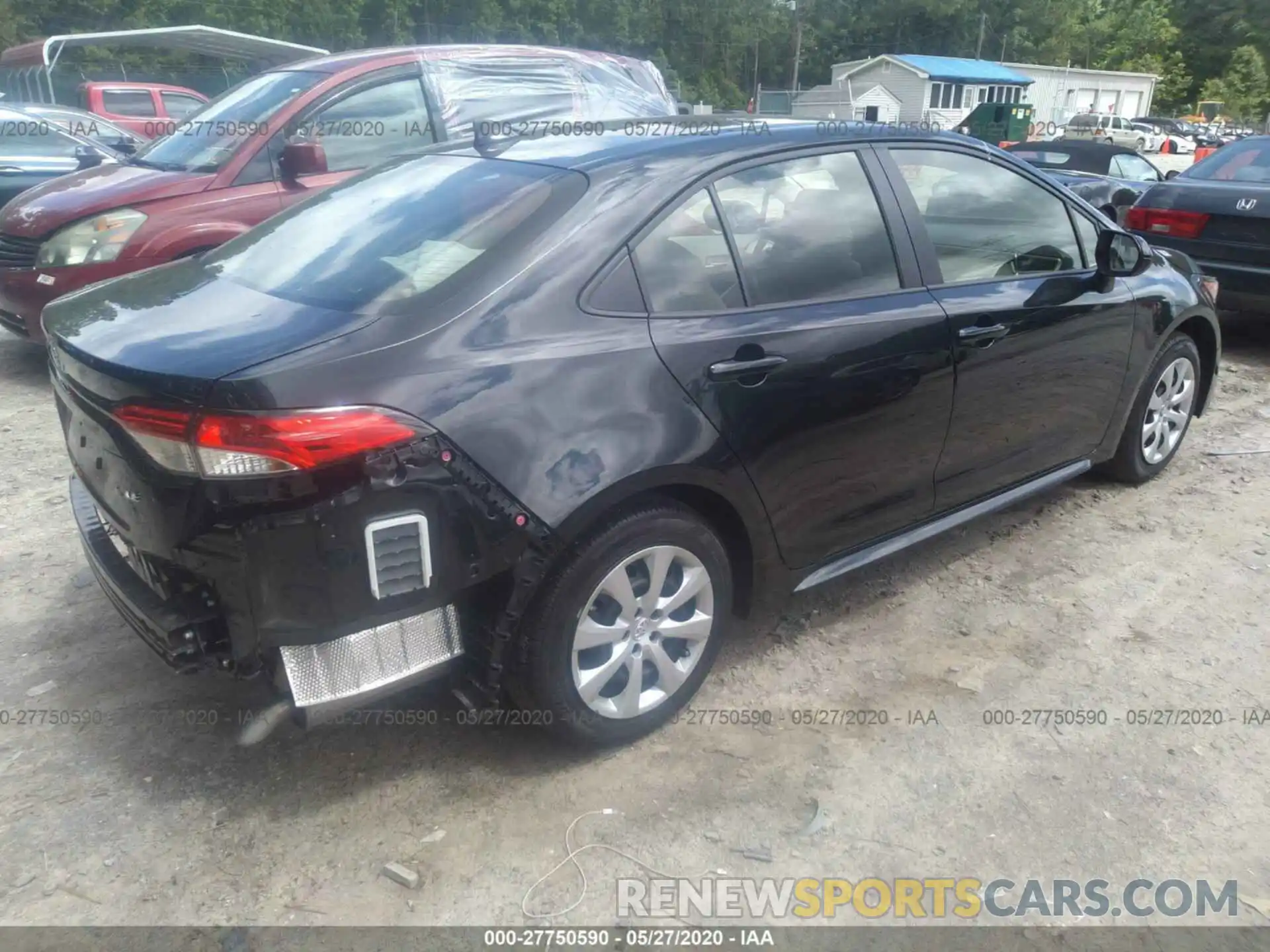 4 Photograph of a damaged car JTDEPRAE7LJ068407 TOYOTA COROLLA 2020